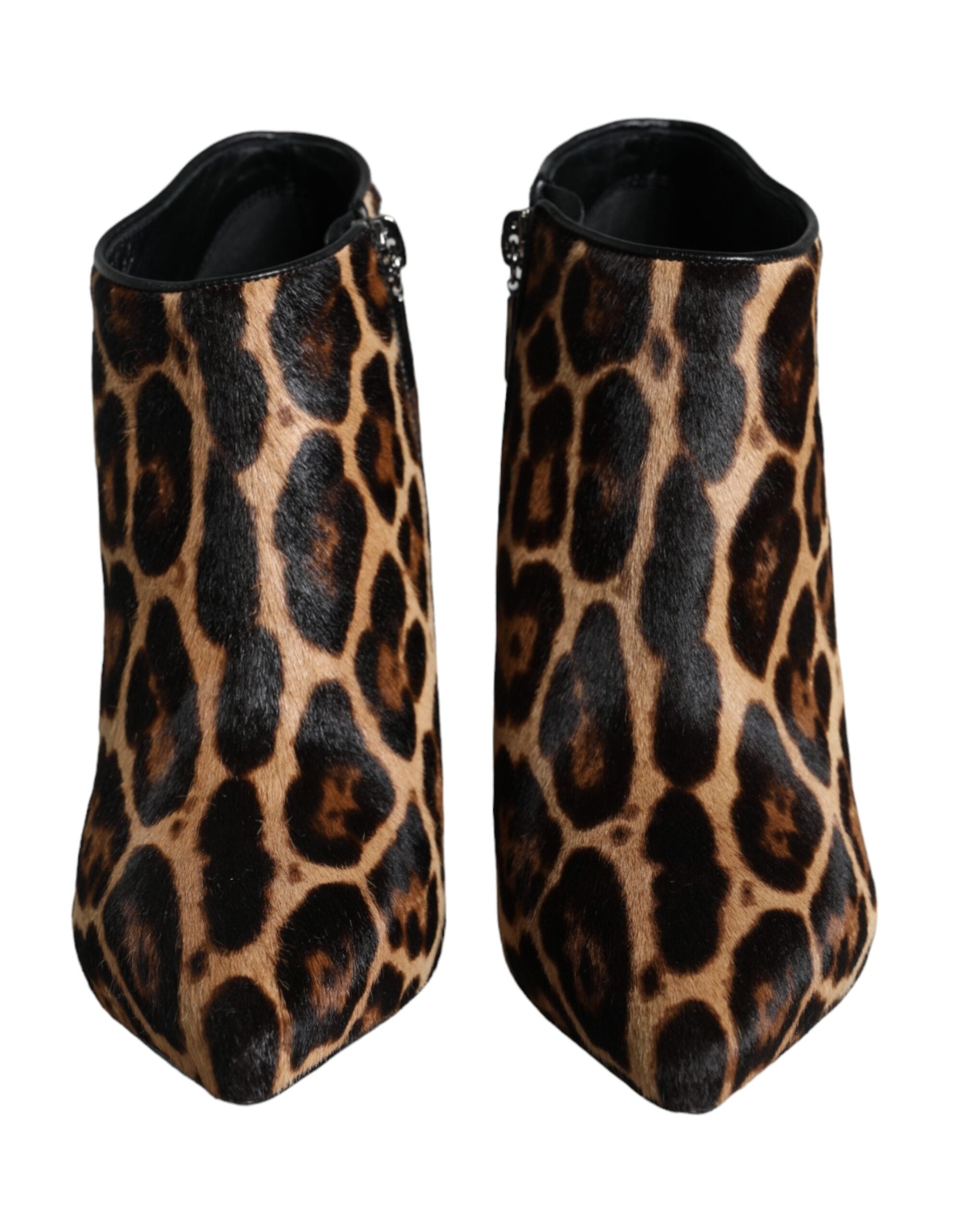 Bottines Dolce & Gabbana brun léopard