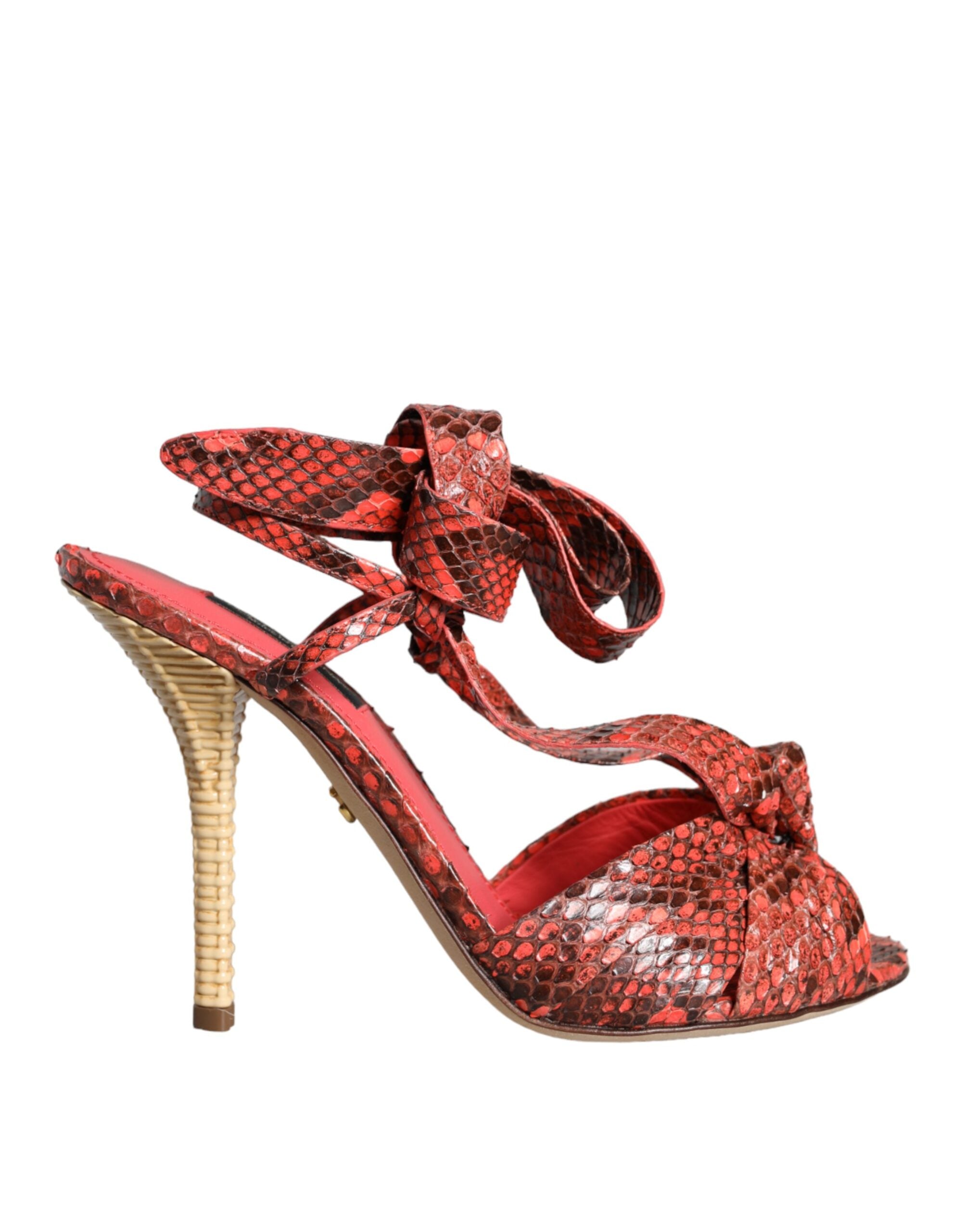 Sandales Dolce & Gabbana corail