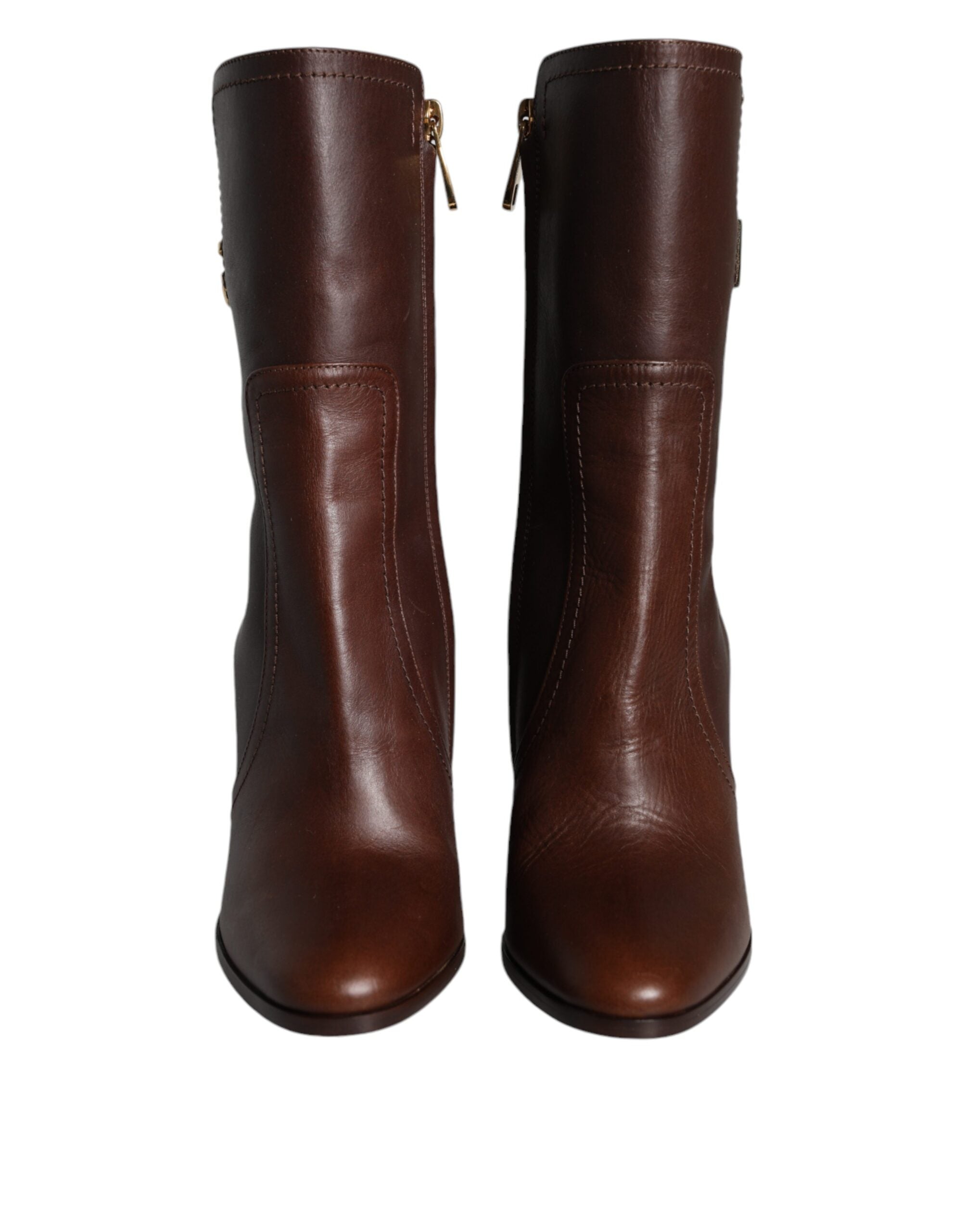 Bottines Dolce & Gabbana cuir marron