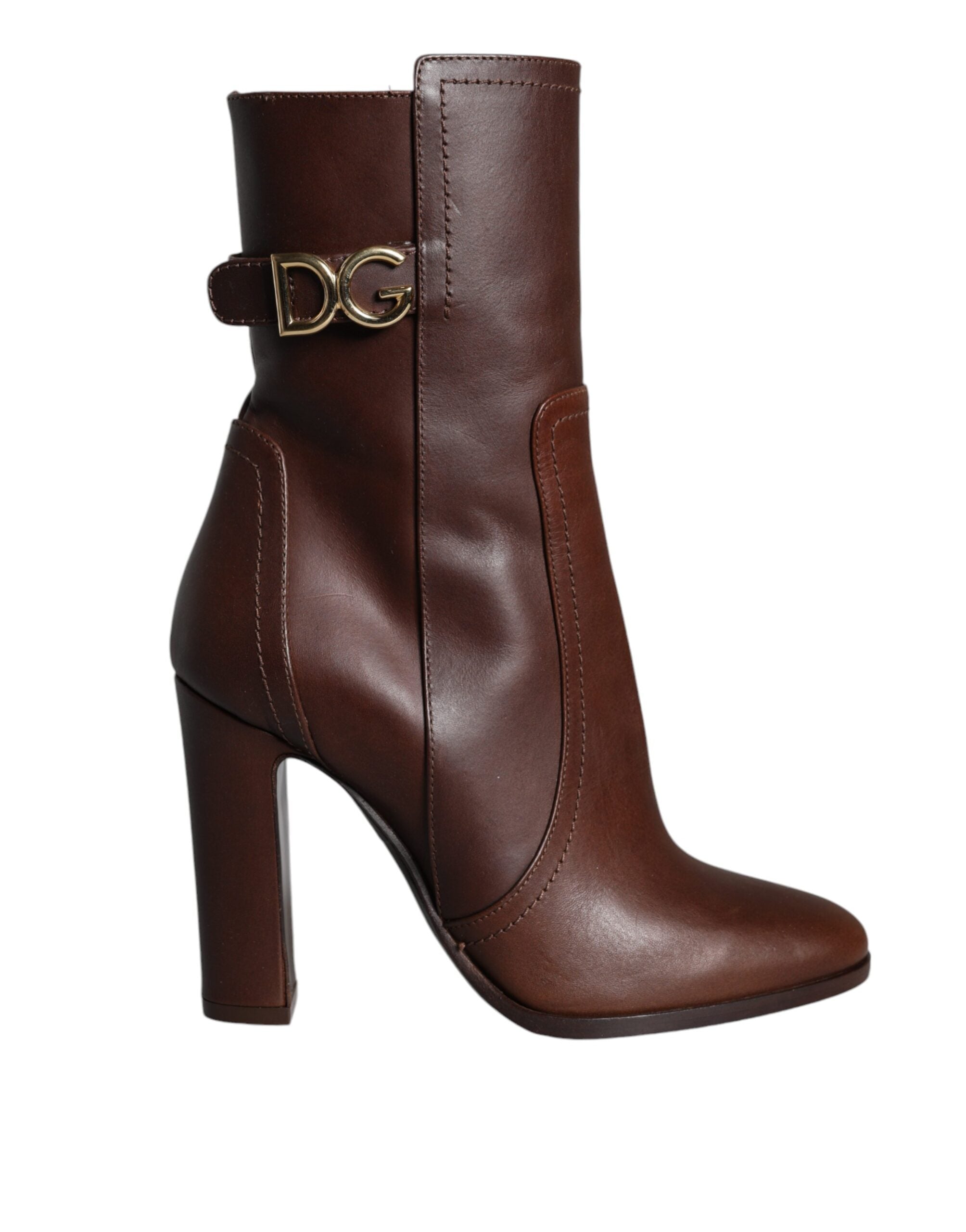 Bottines Dolce & Gabbana cuir marron