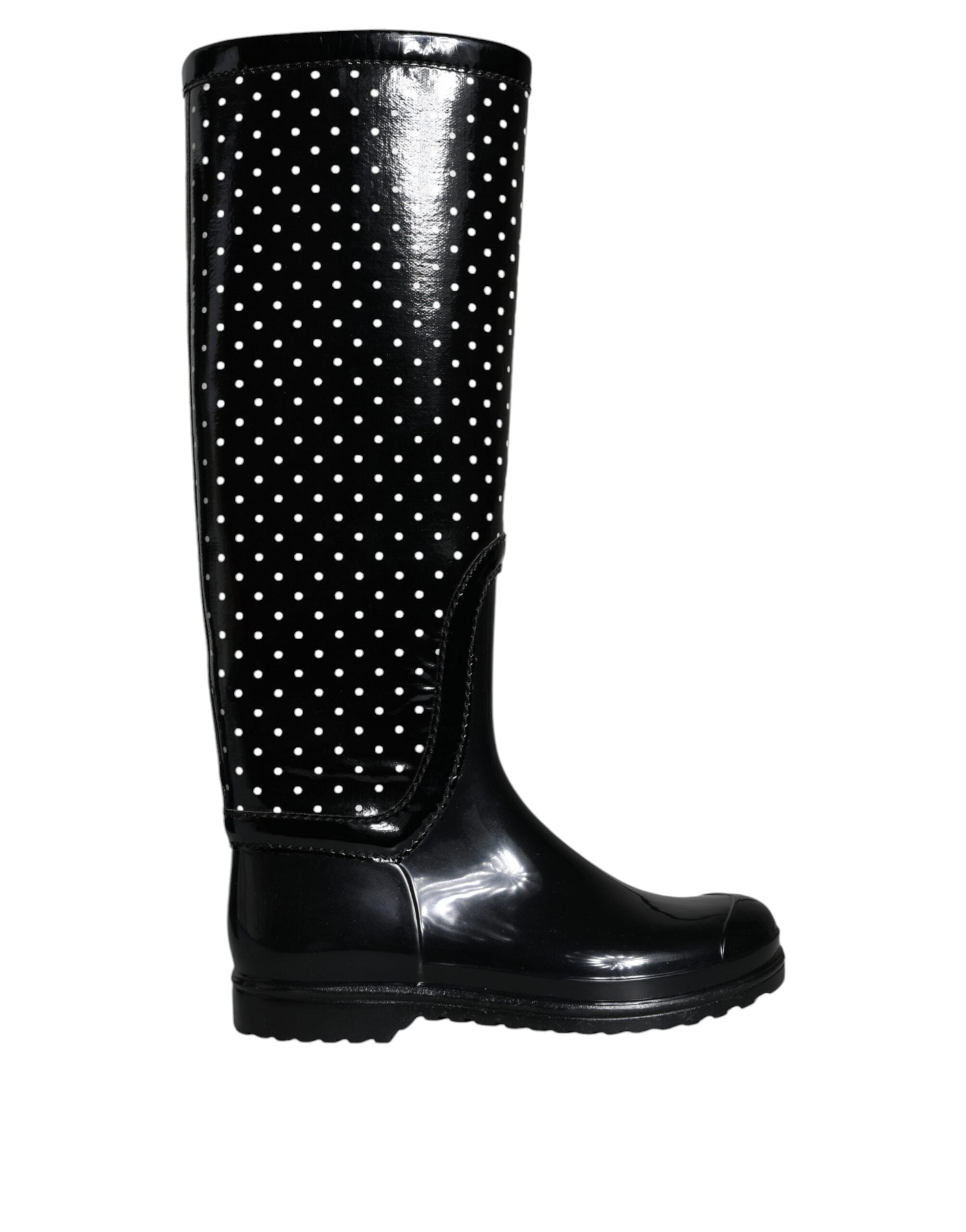 Bottines Dolce & Gabbana polka noires