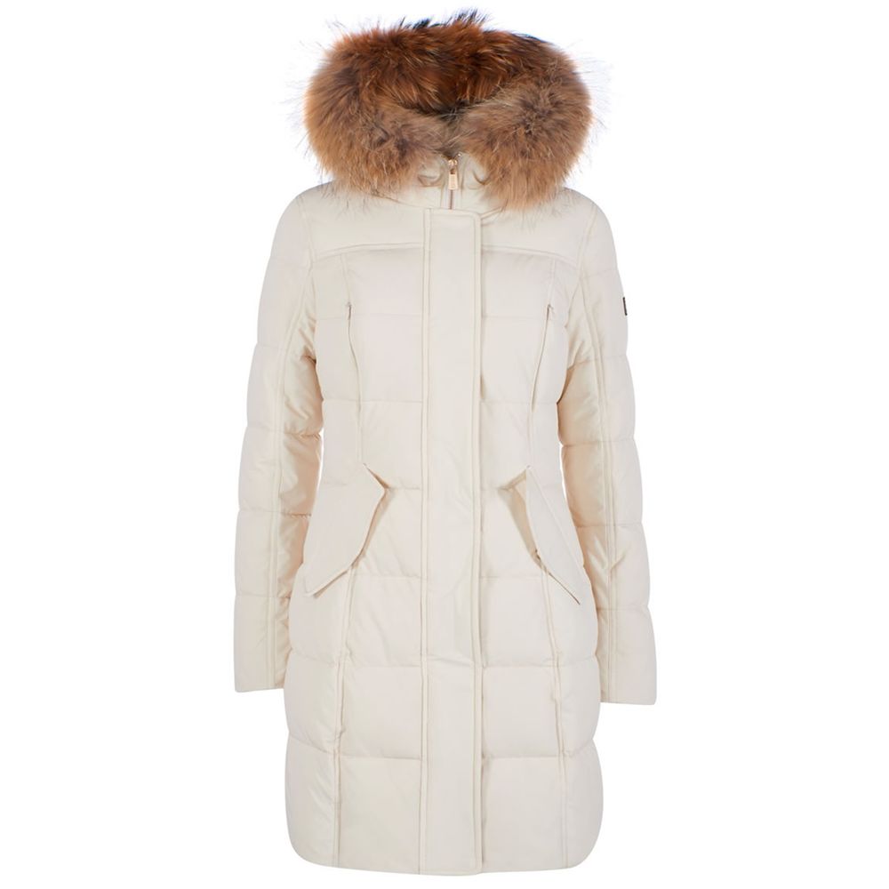Veste Yes Zee à capuche blanche