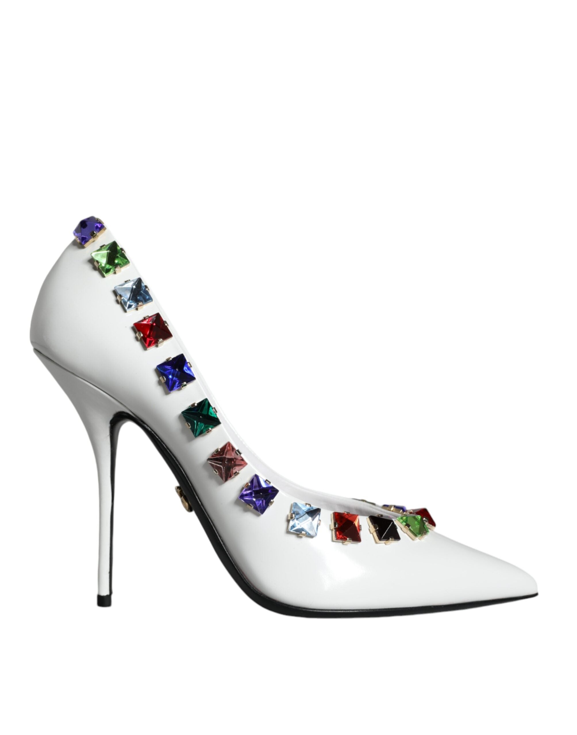 Pumps Dolce & Gabbana blanches cristaux