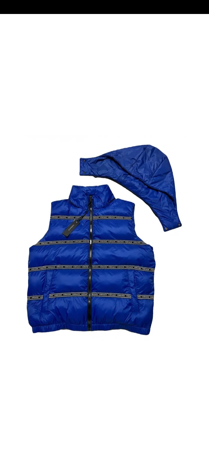 Gilet Versace 1007439 bleu