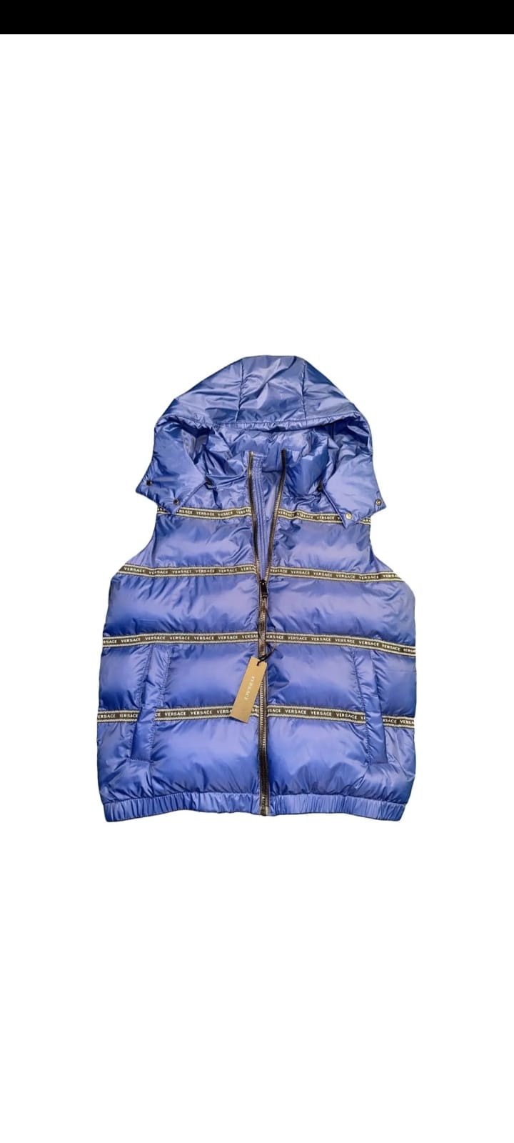Gilet Versace 1007439 bleu