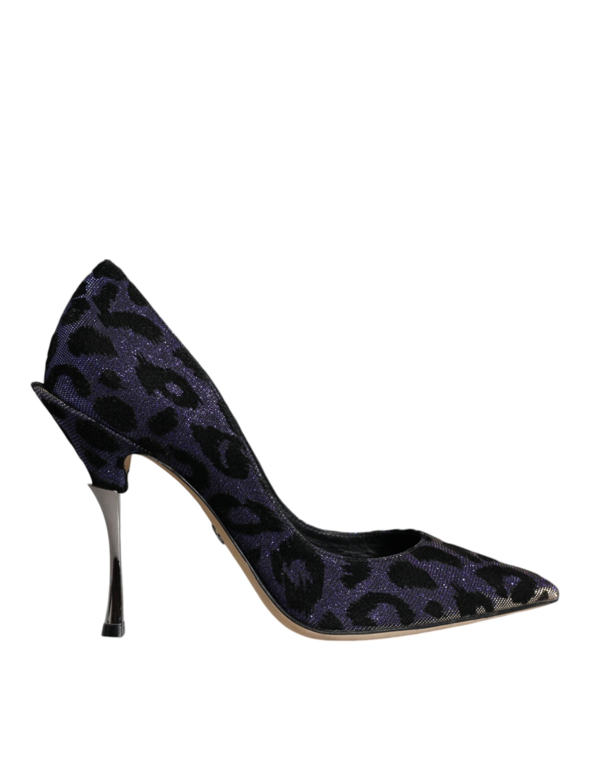 Pumps Dolce & Gabbana violet léopard