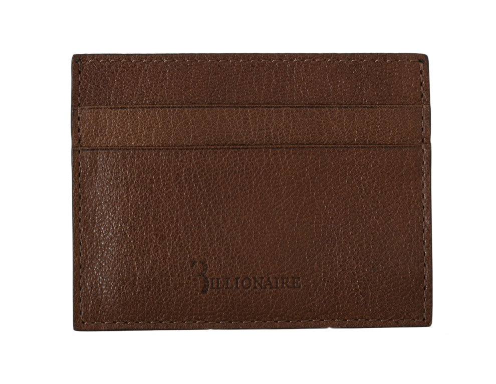 Cardholder Billionaire Italian Couture marron