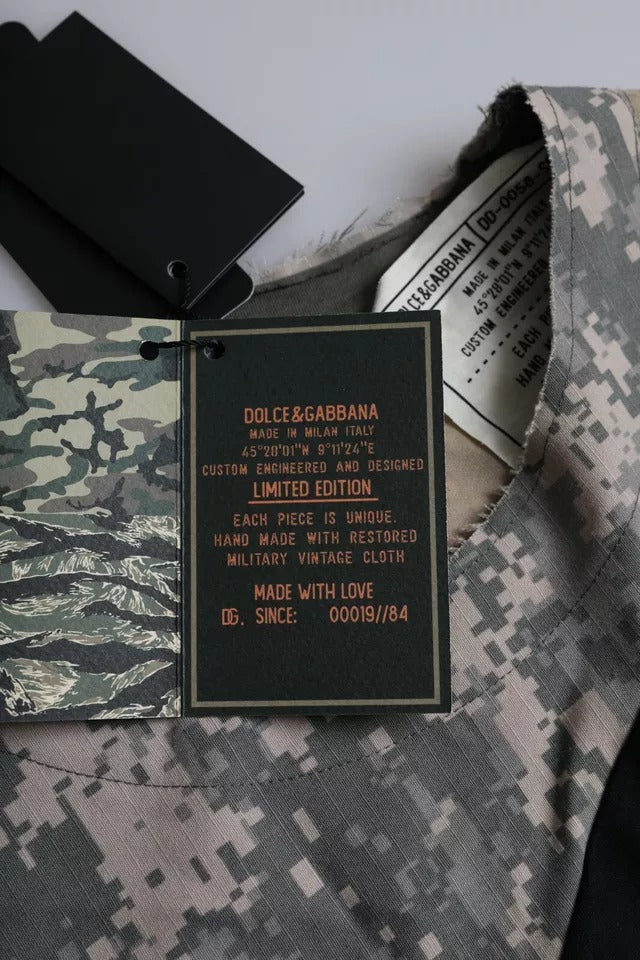 T-shirt Dolce & Gabbana camouflage multicolore