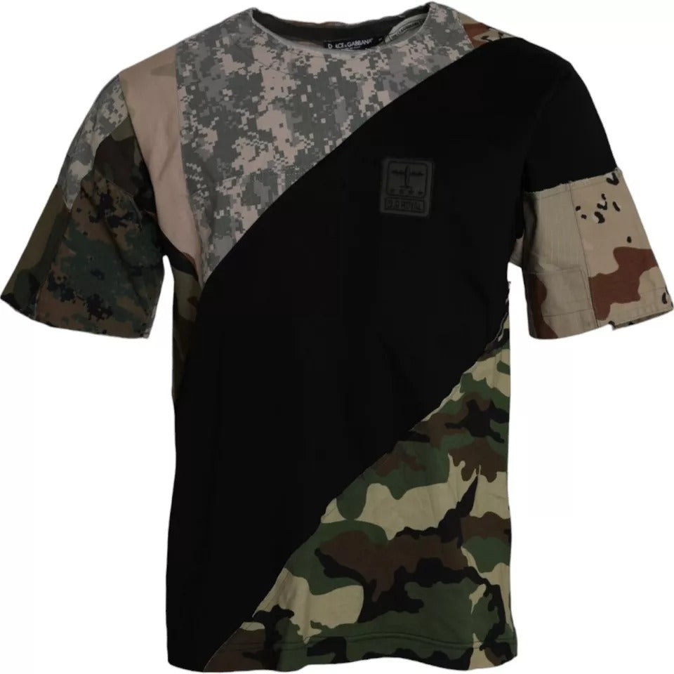 T-shirt Dolce & Gabbana camouflage multicolore