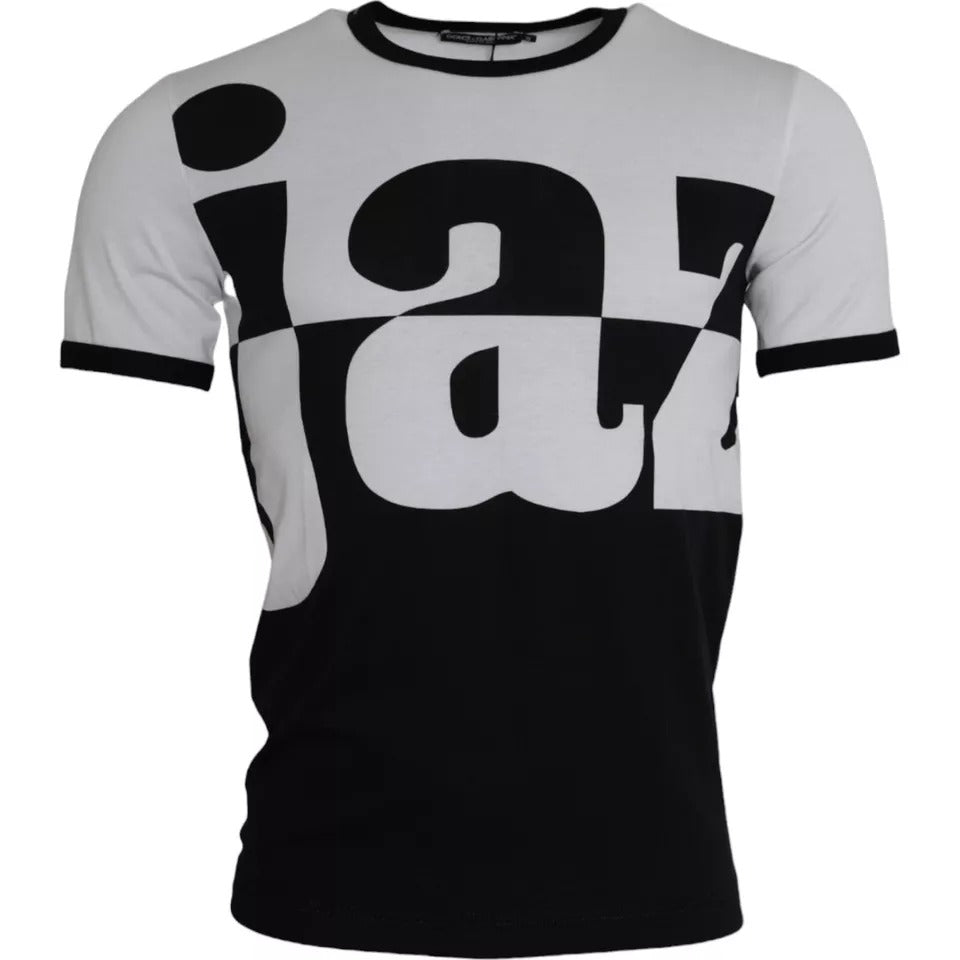 T-shirt Dolce & Gabbana jazz blanc et noir