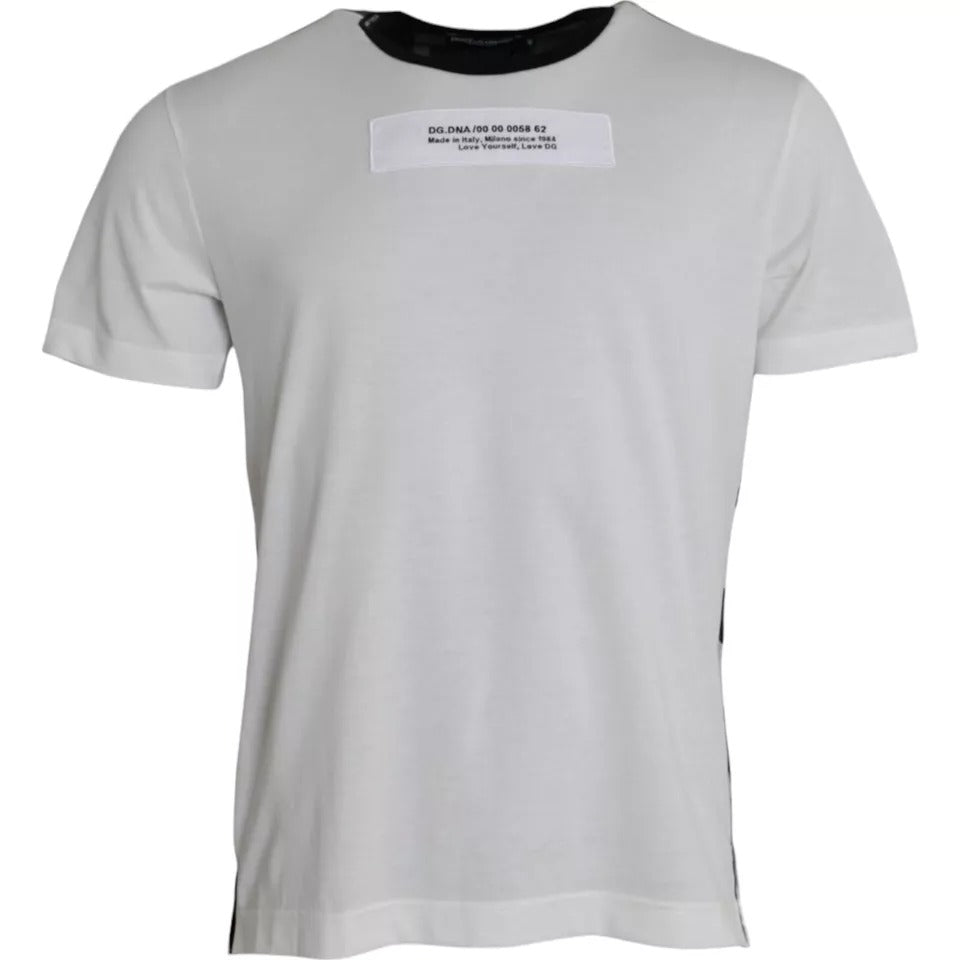 T-shirt Dolce & Gabbana camouflage noir et blanc
