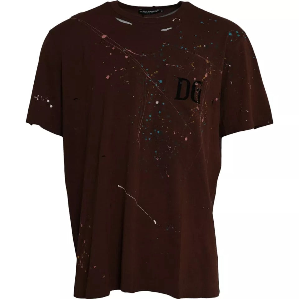 T-shirt Dolce & Gabbana marron