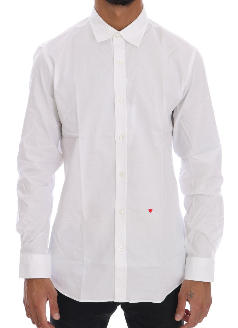 Chemise Moschino à manches longues blanche