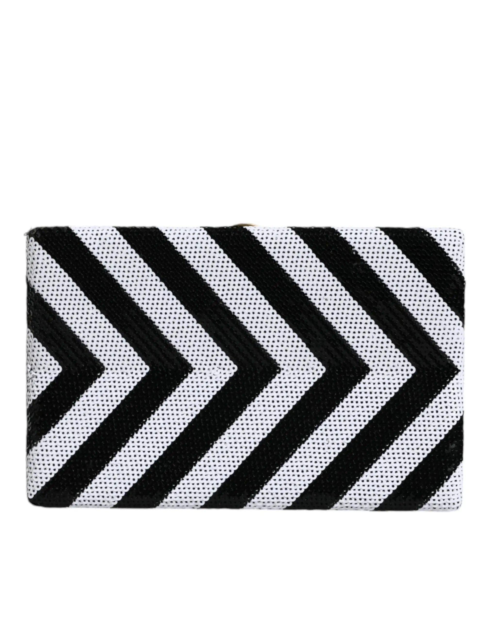 Pochette Dolce & Gabbana miniature noir et blanc Dolce & Gabbana