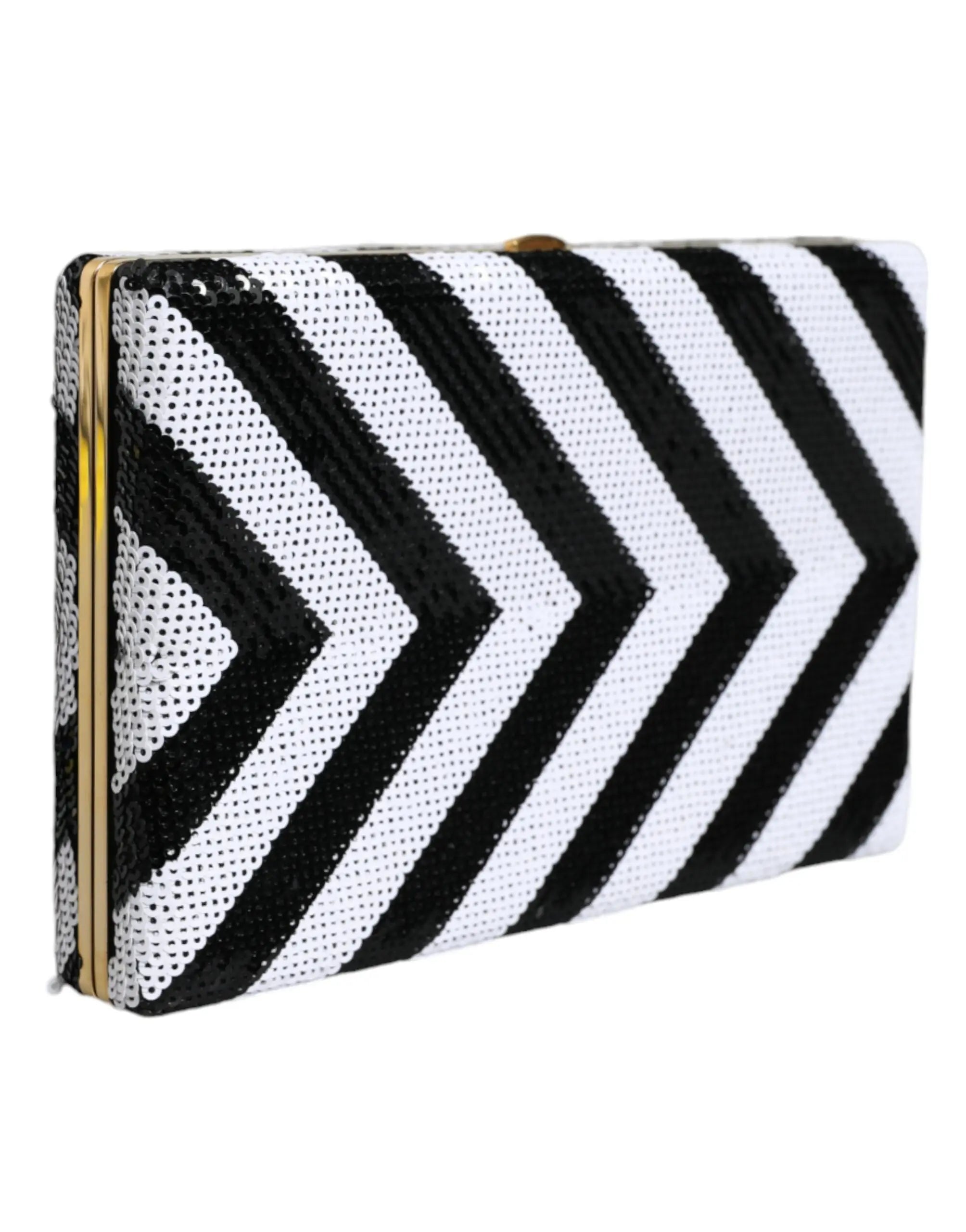 Pochette Dolce & Gabbana miniature noir et blanc Dolce & Gabbana
