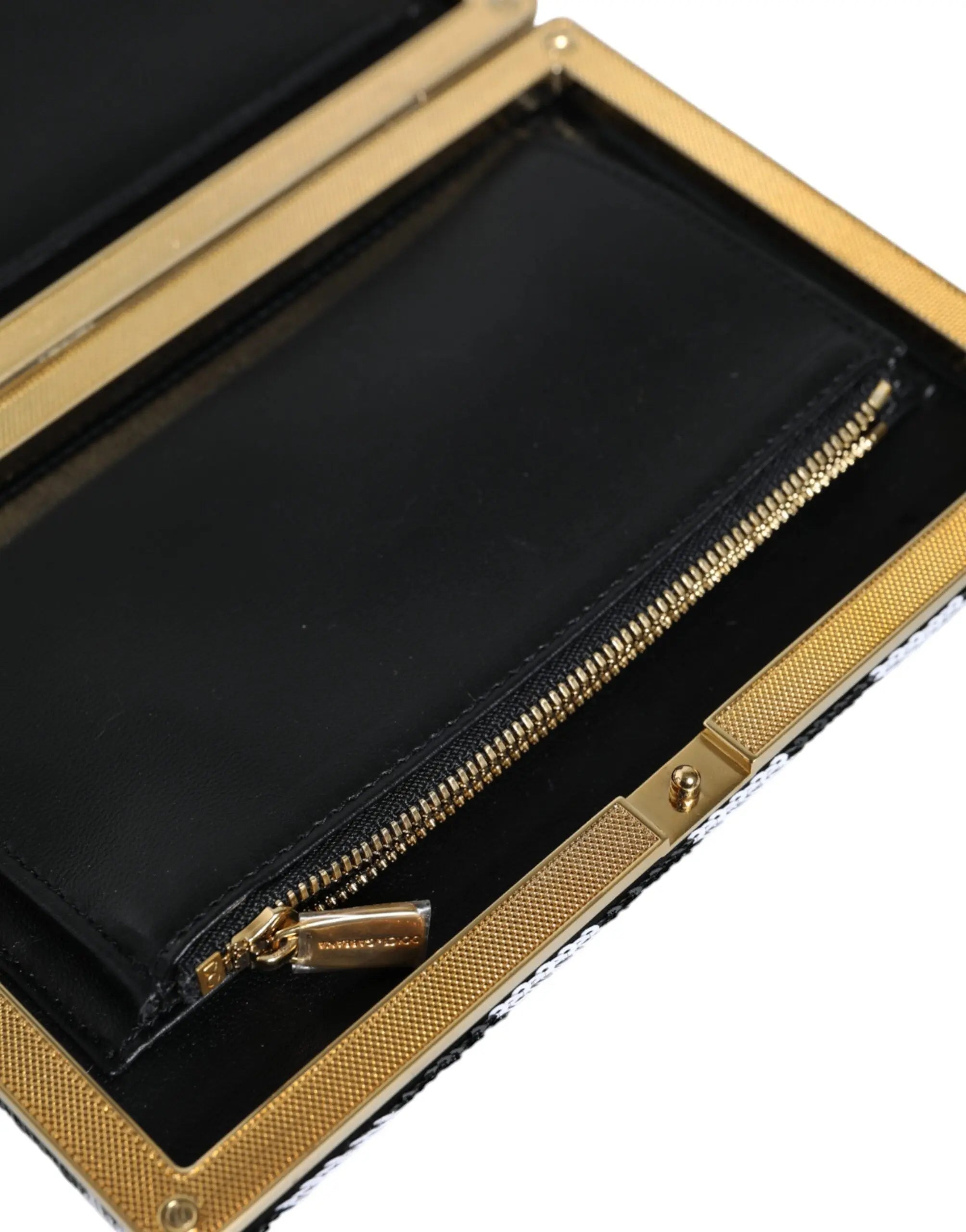Pochette Dolce & Gabbana miniature noir et blanc Dolce & Gabbana