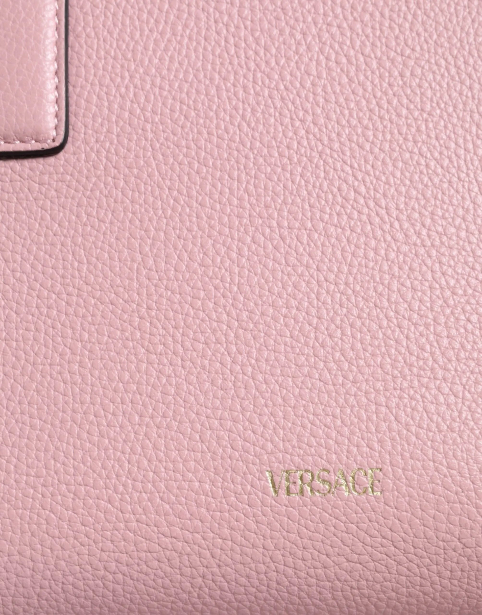 Sac à main Versace grainy cuir rose Versace