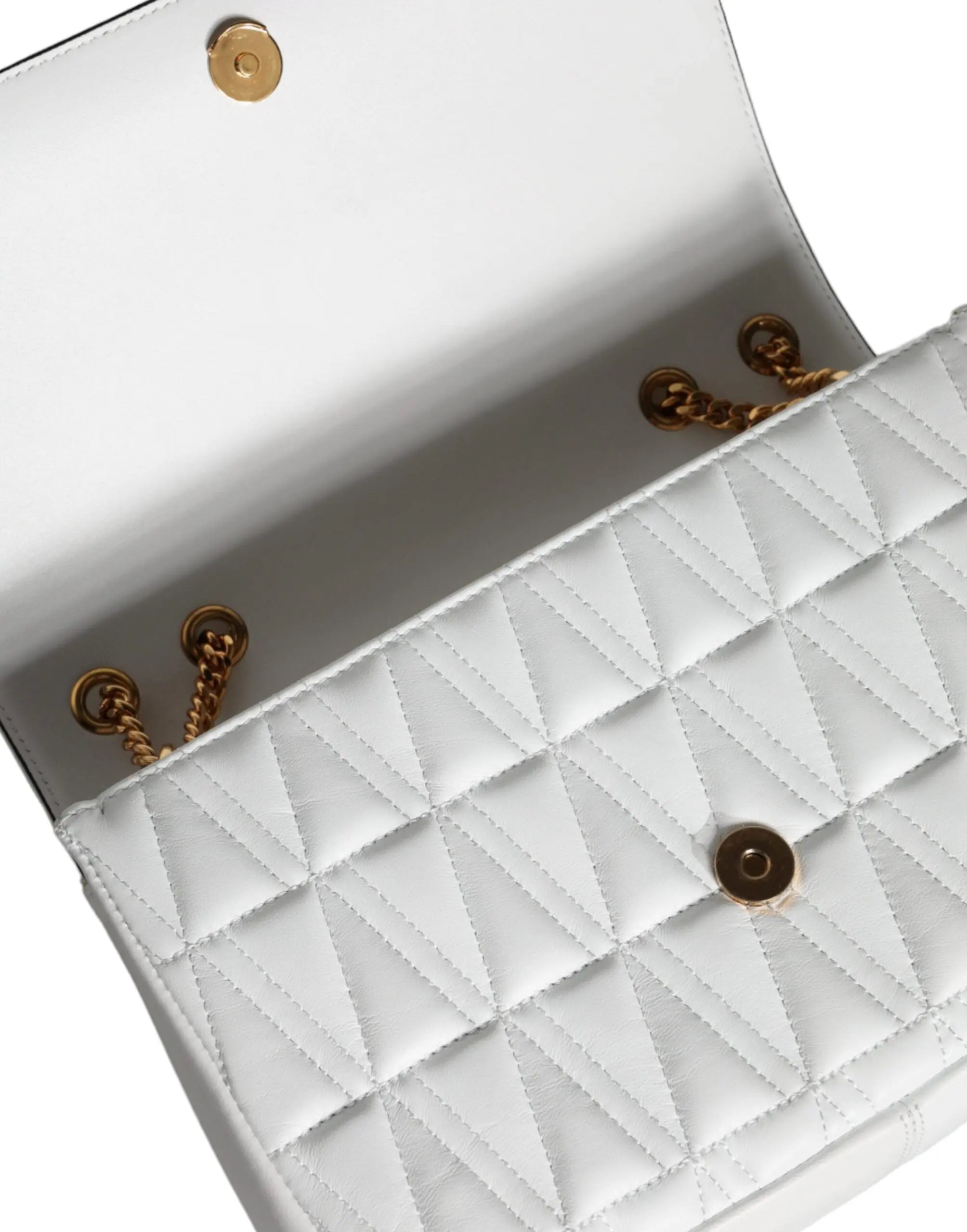 Sac en cuir Versace Crossbody blanc Versace