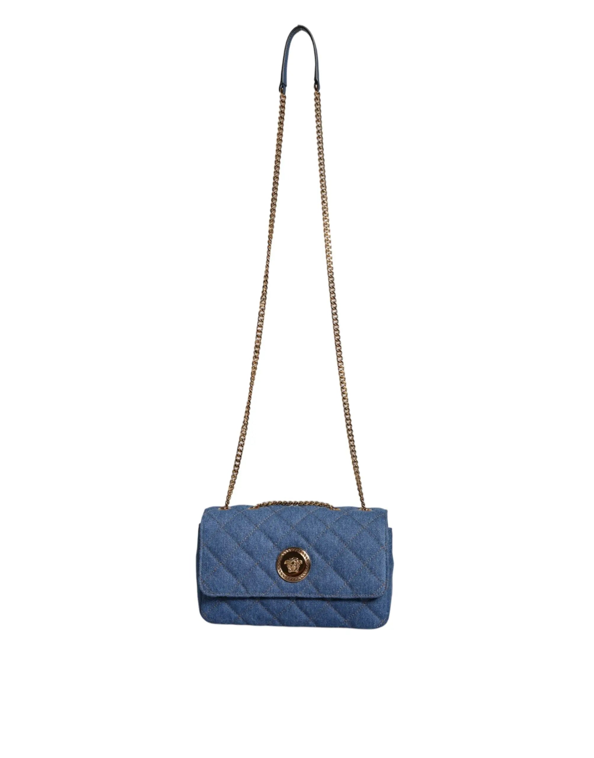 Sac bandoulière Versace bleu Versace