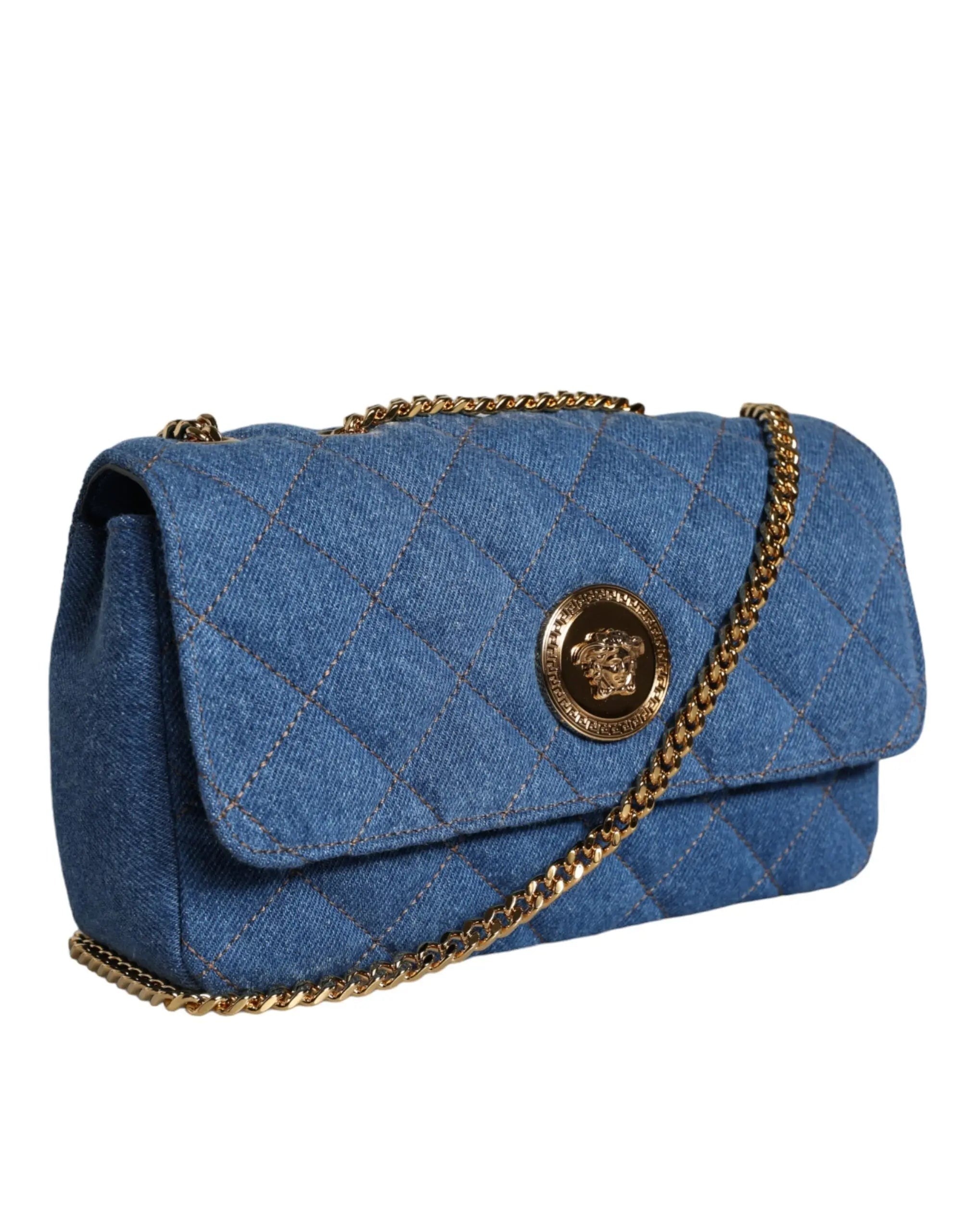 Sac bandoulière Versace bleu Versace