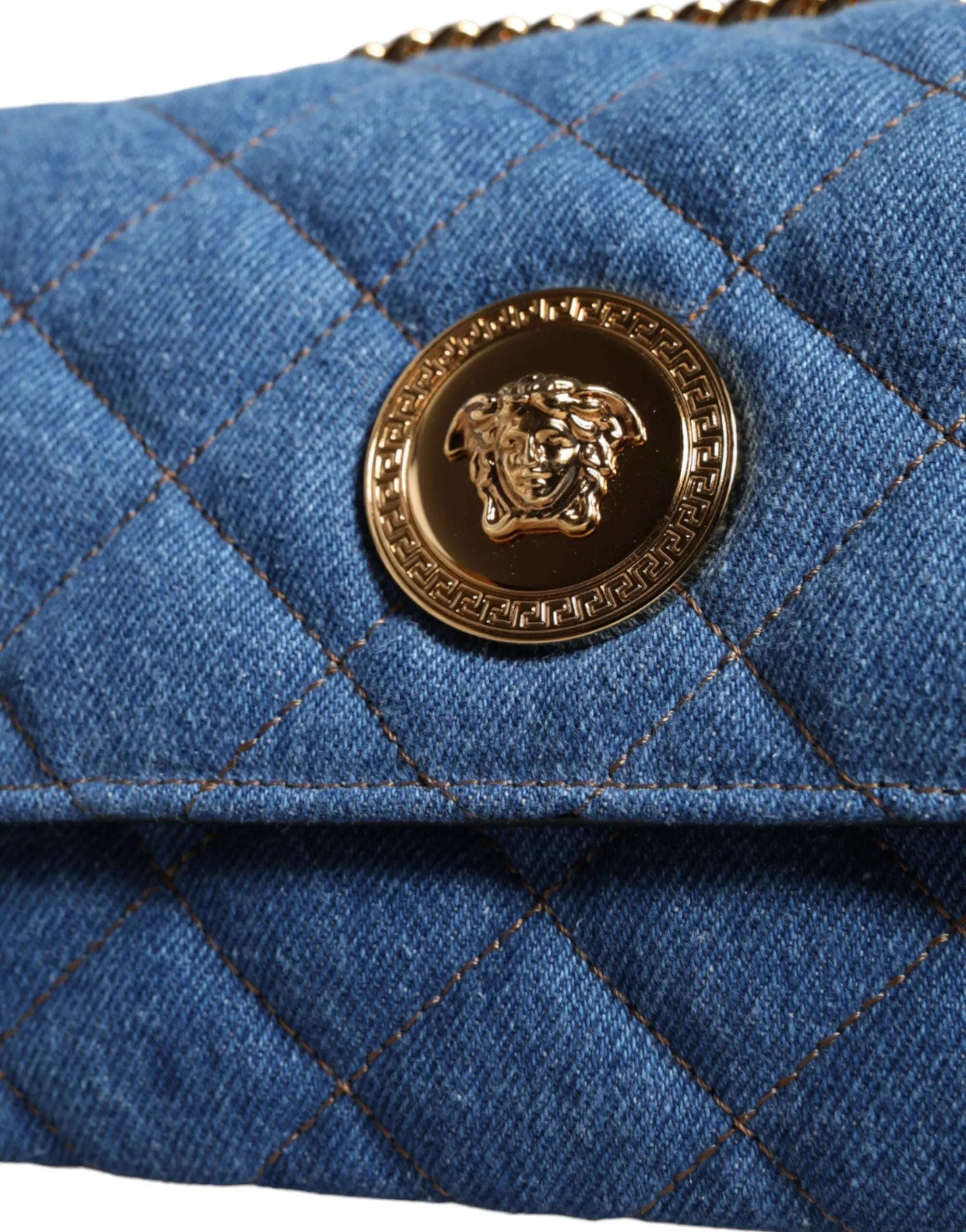 Sac bandoulière Versace bleu Versace