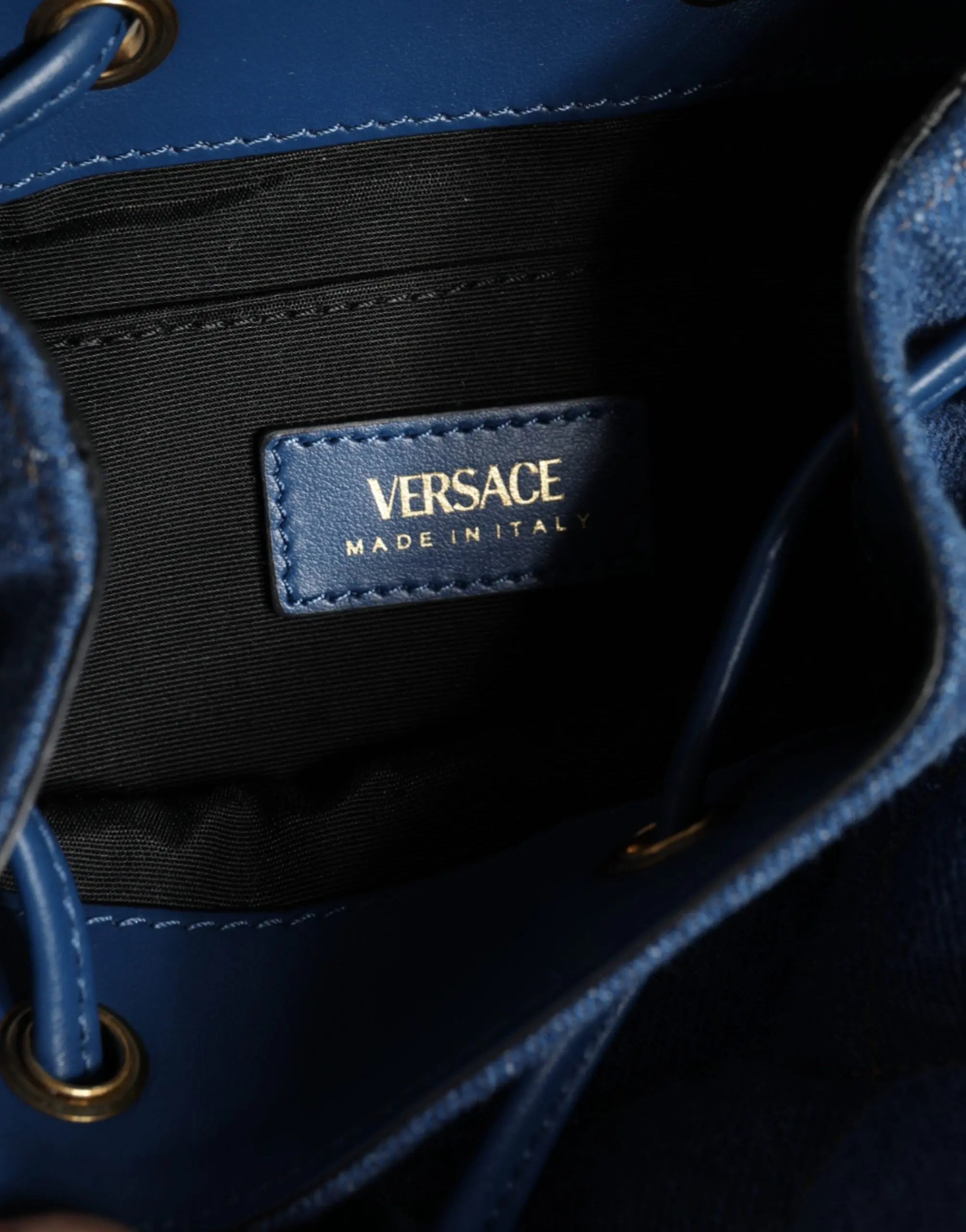 Sac à bandoulière Versace bleu Versace