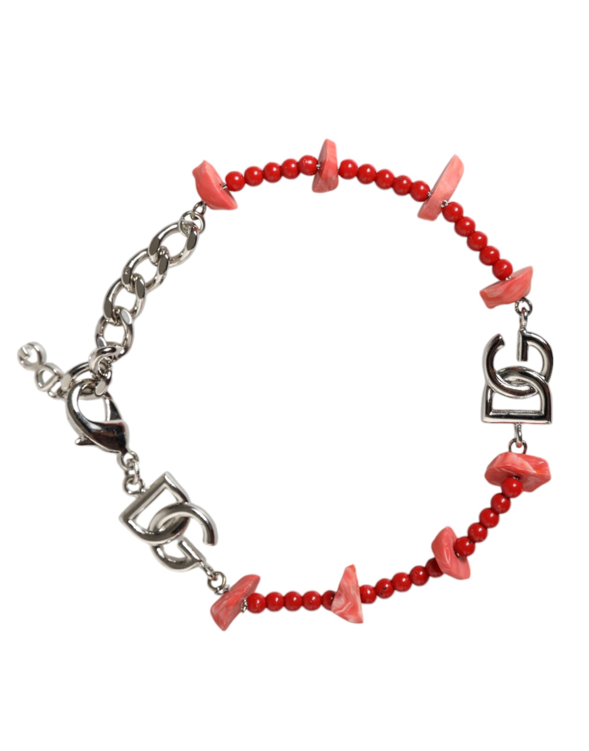 Bracelet Dolce & Gabbana chaîne rouge