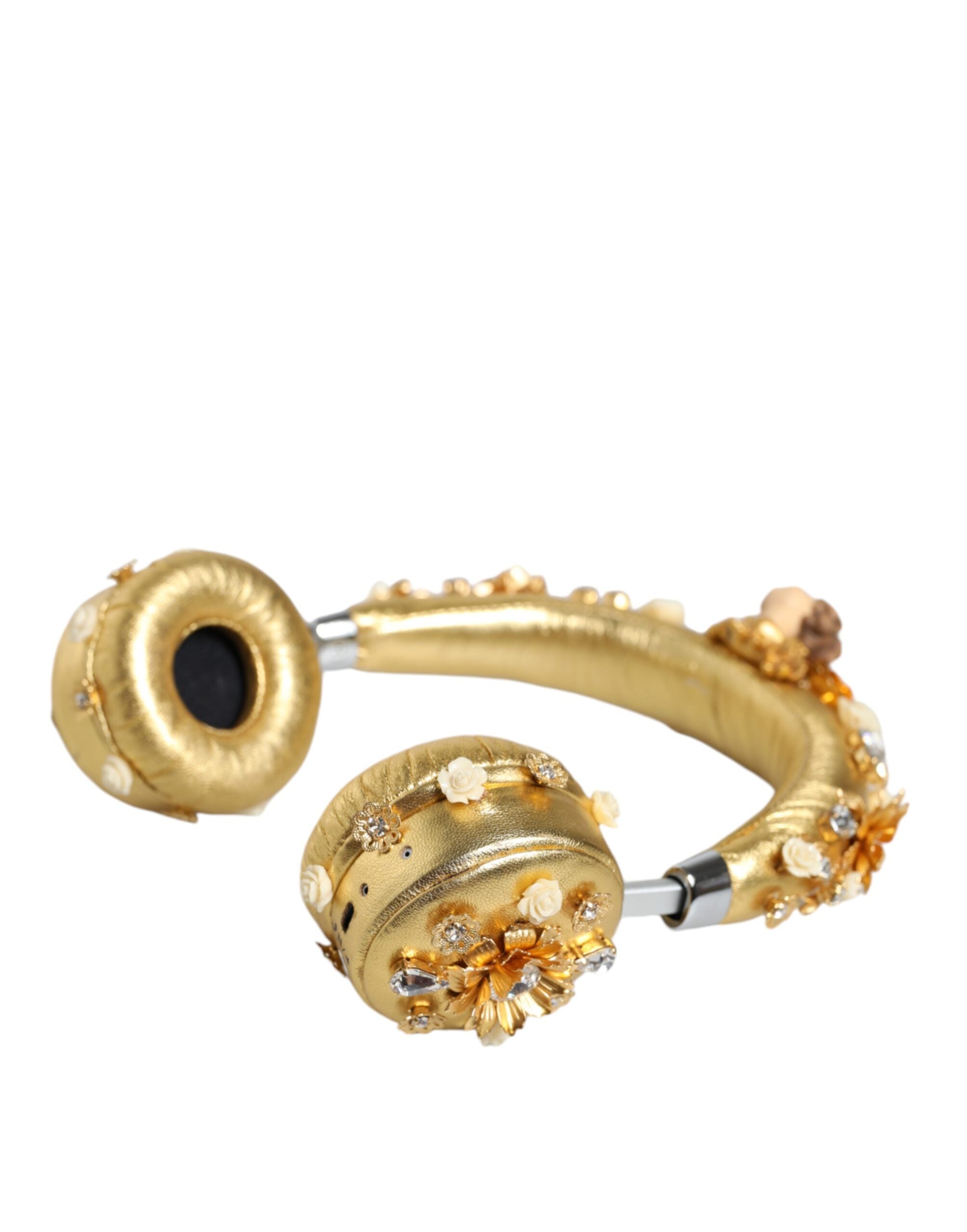 Casque Dolce & Gabbana floral doré