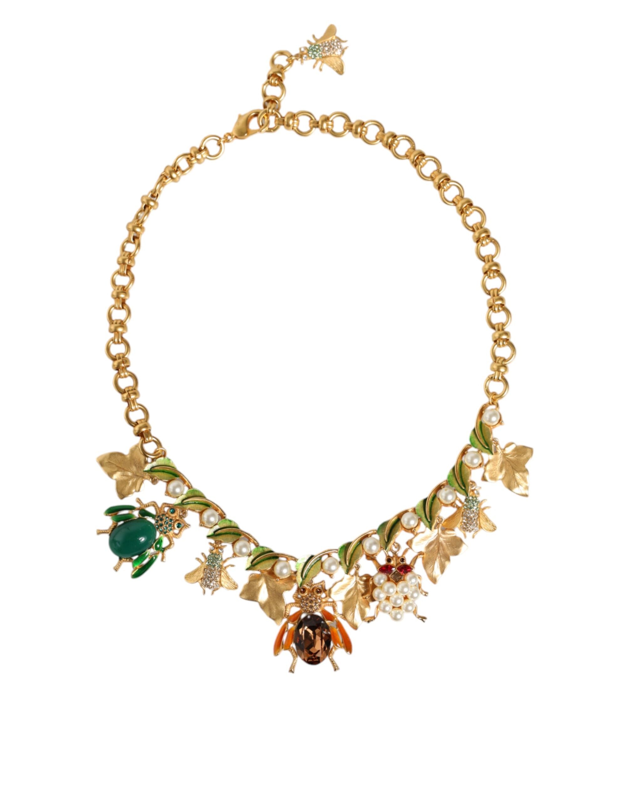 Collier Dolce & Gabbana insectes doré