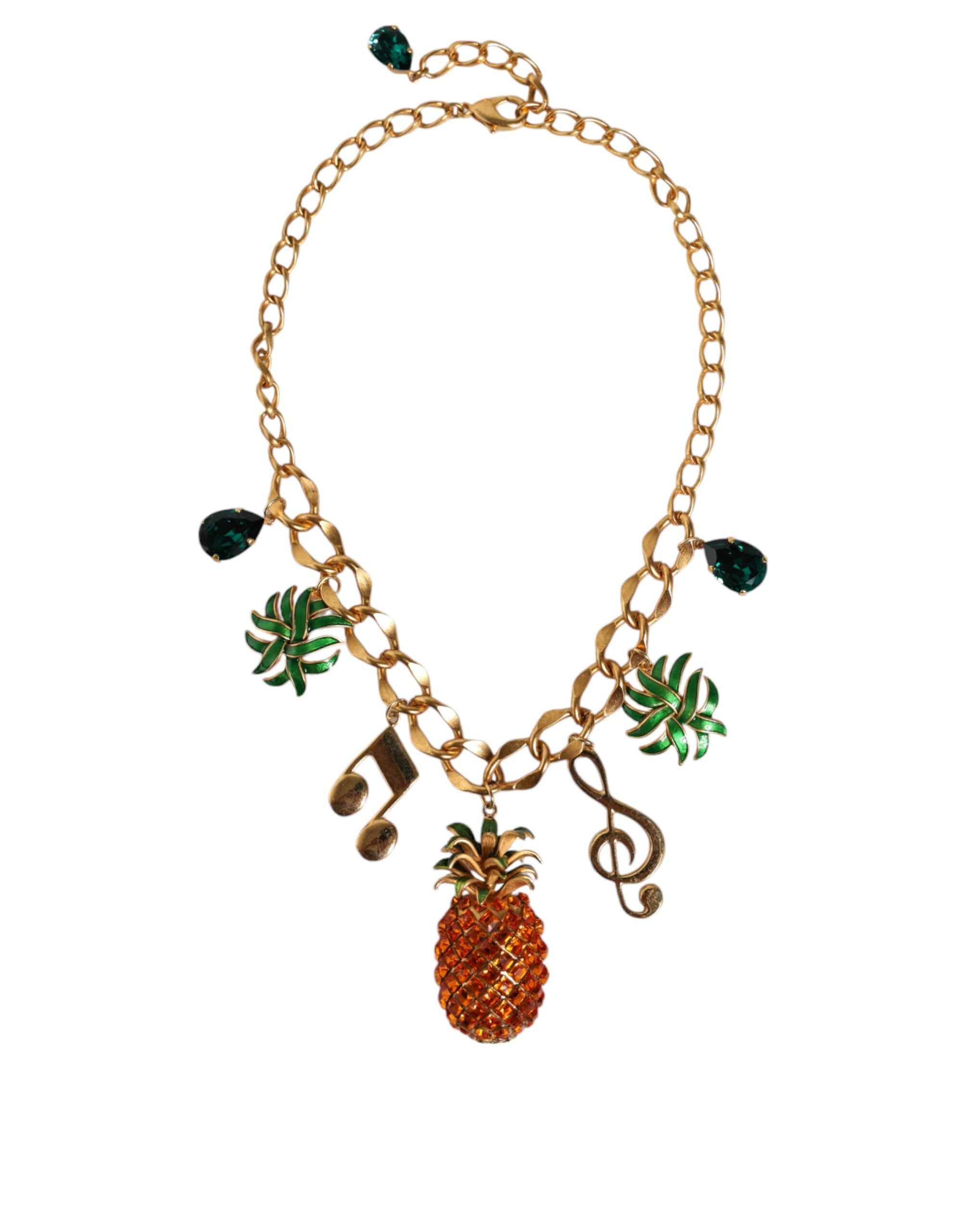 Collier Dolce & Gabbana cristal orange