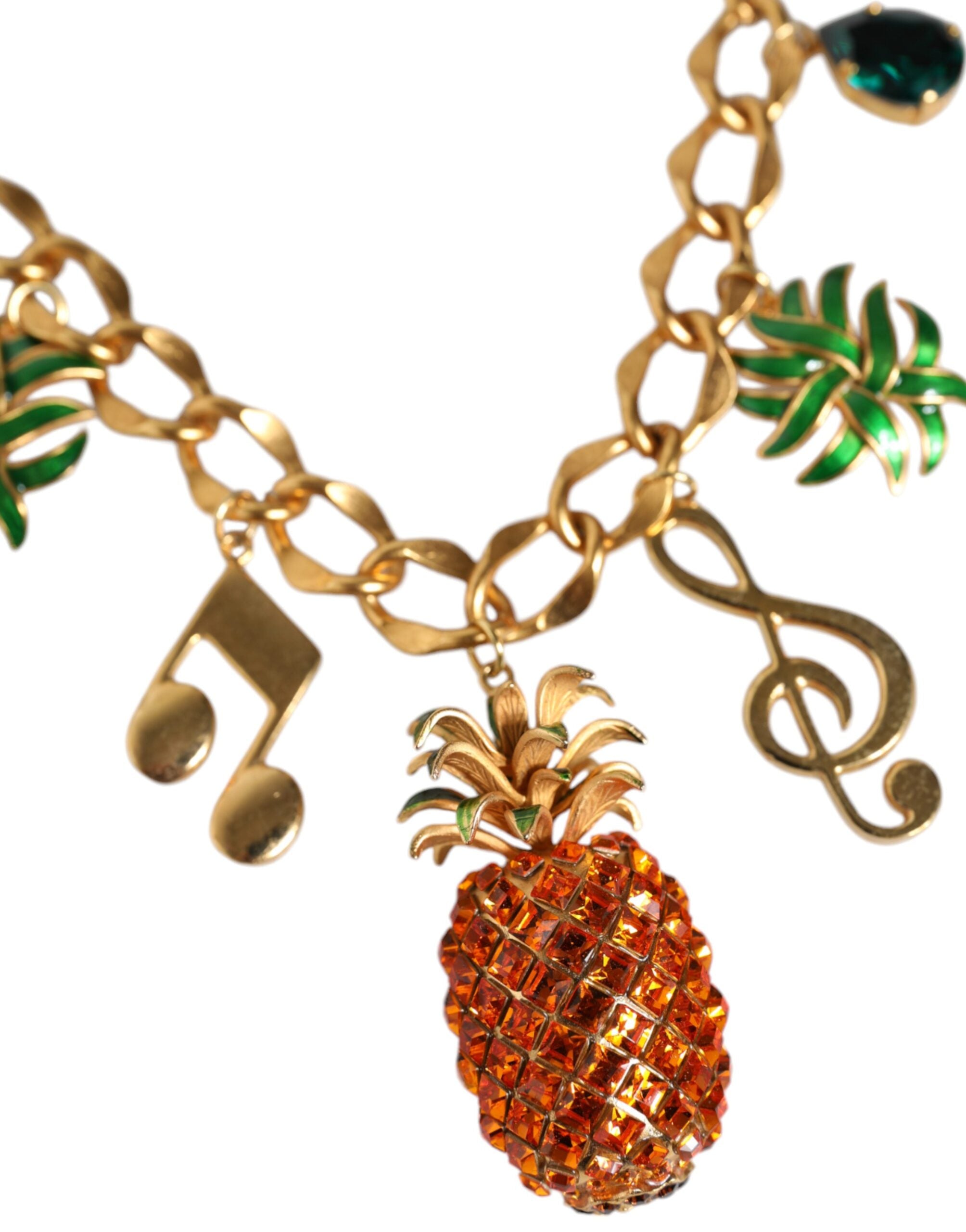 Collier Dolce & Gabbana cristal orange