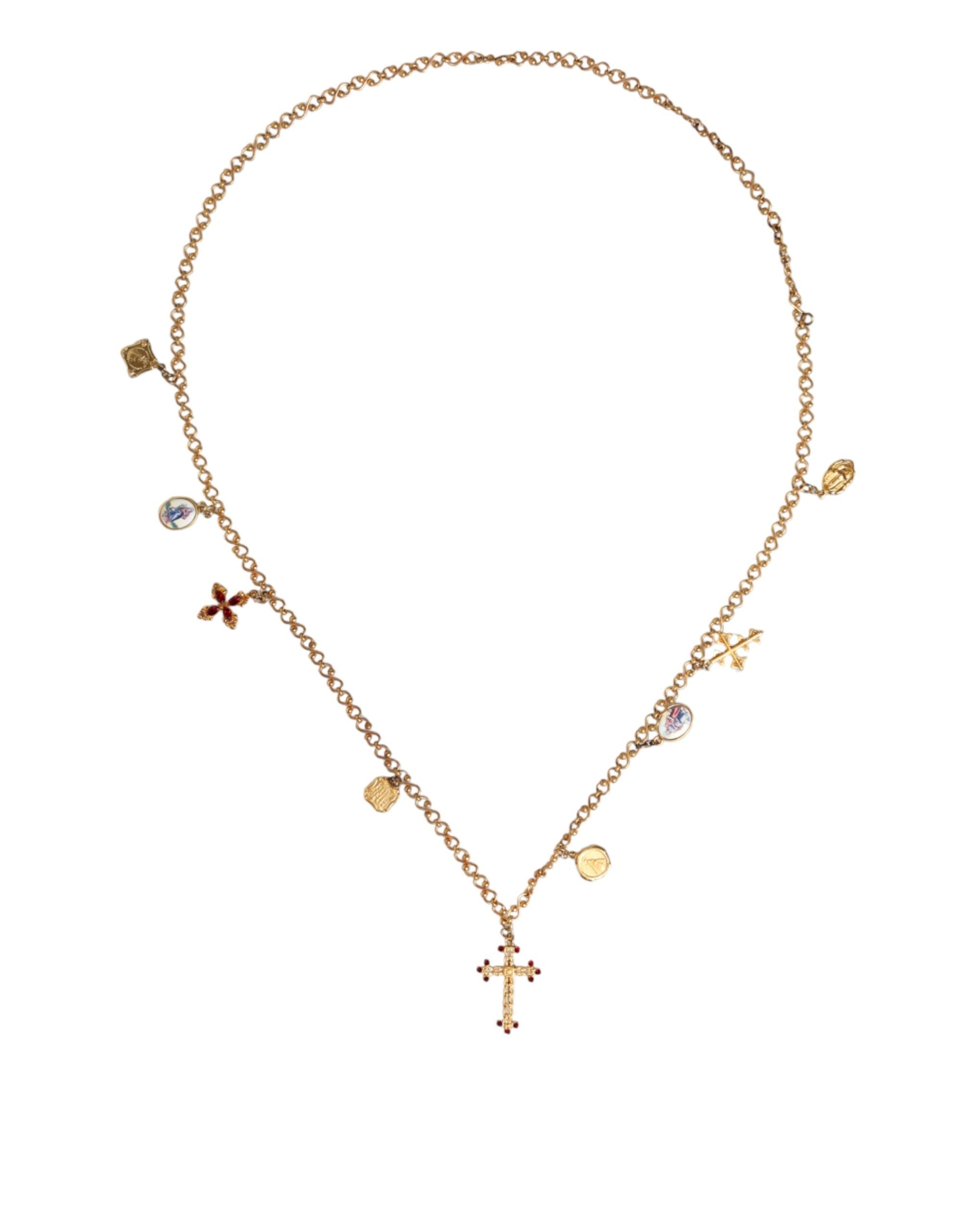 Collier Dolce & Gabbana Charm doré