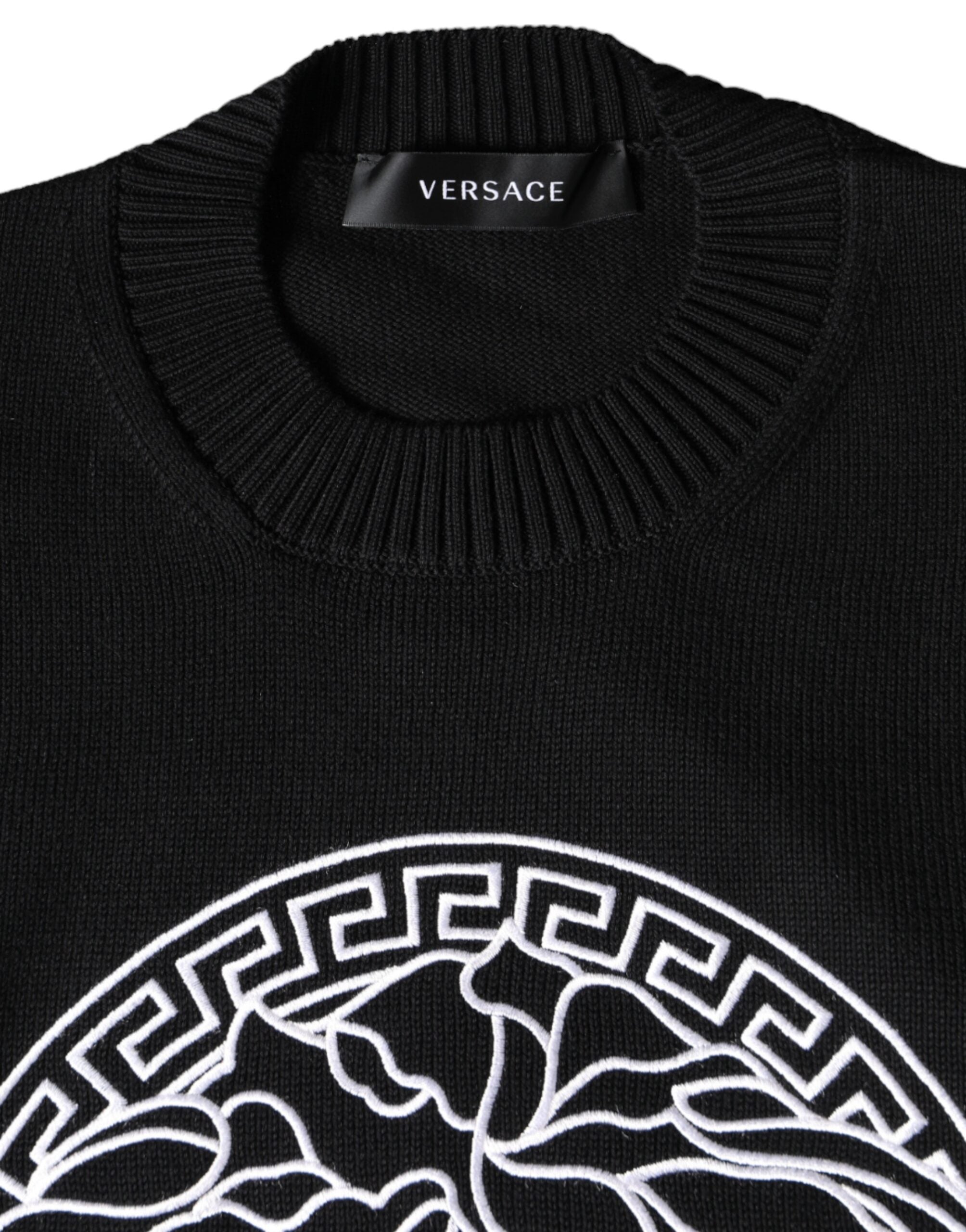 Pull Versace Medusa noir