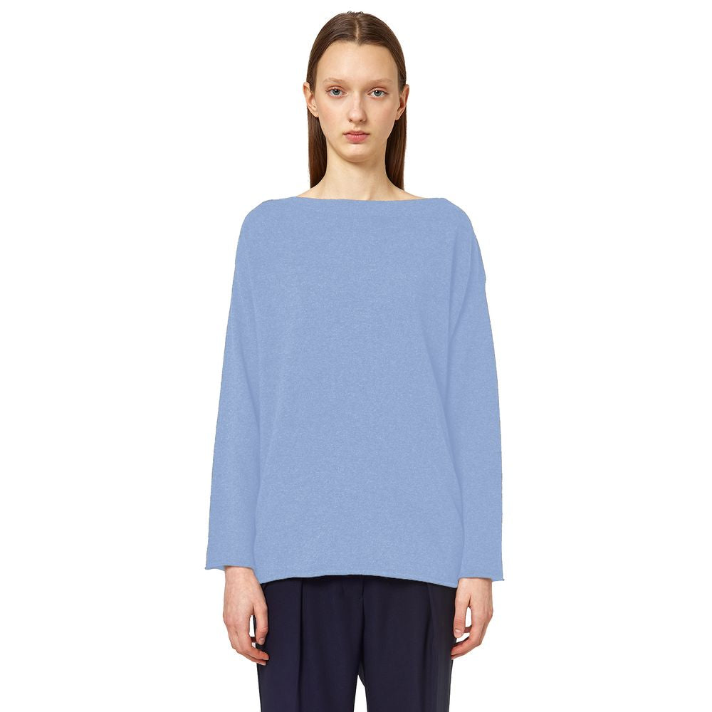 Pull Alpha Studio col bateau bleu clair