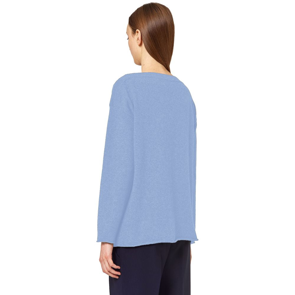 Pull Alpha Studio col bateau bleu clair