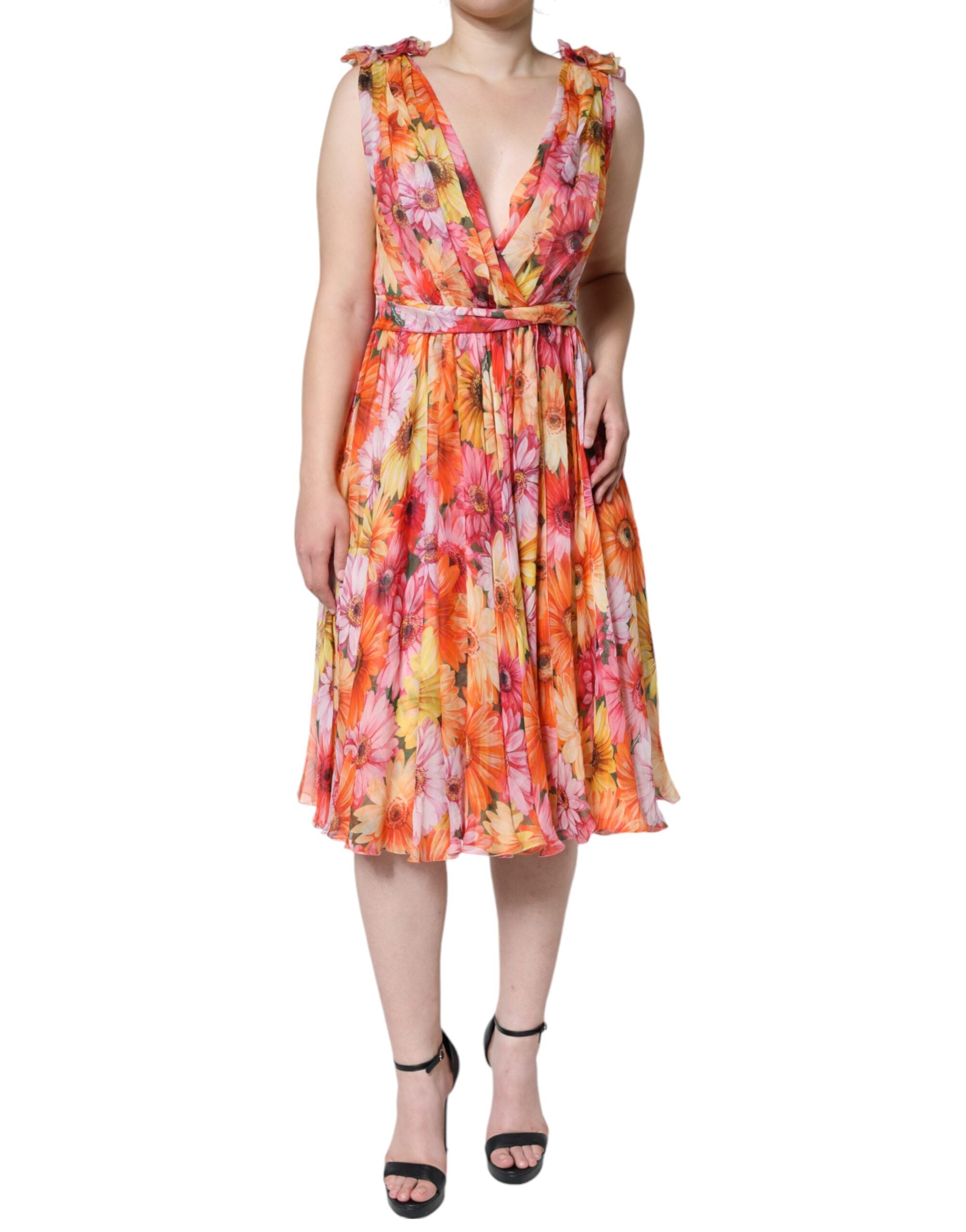 Robe Dolce & Gabbana A-line multicolore