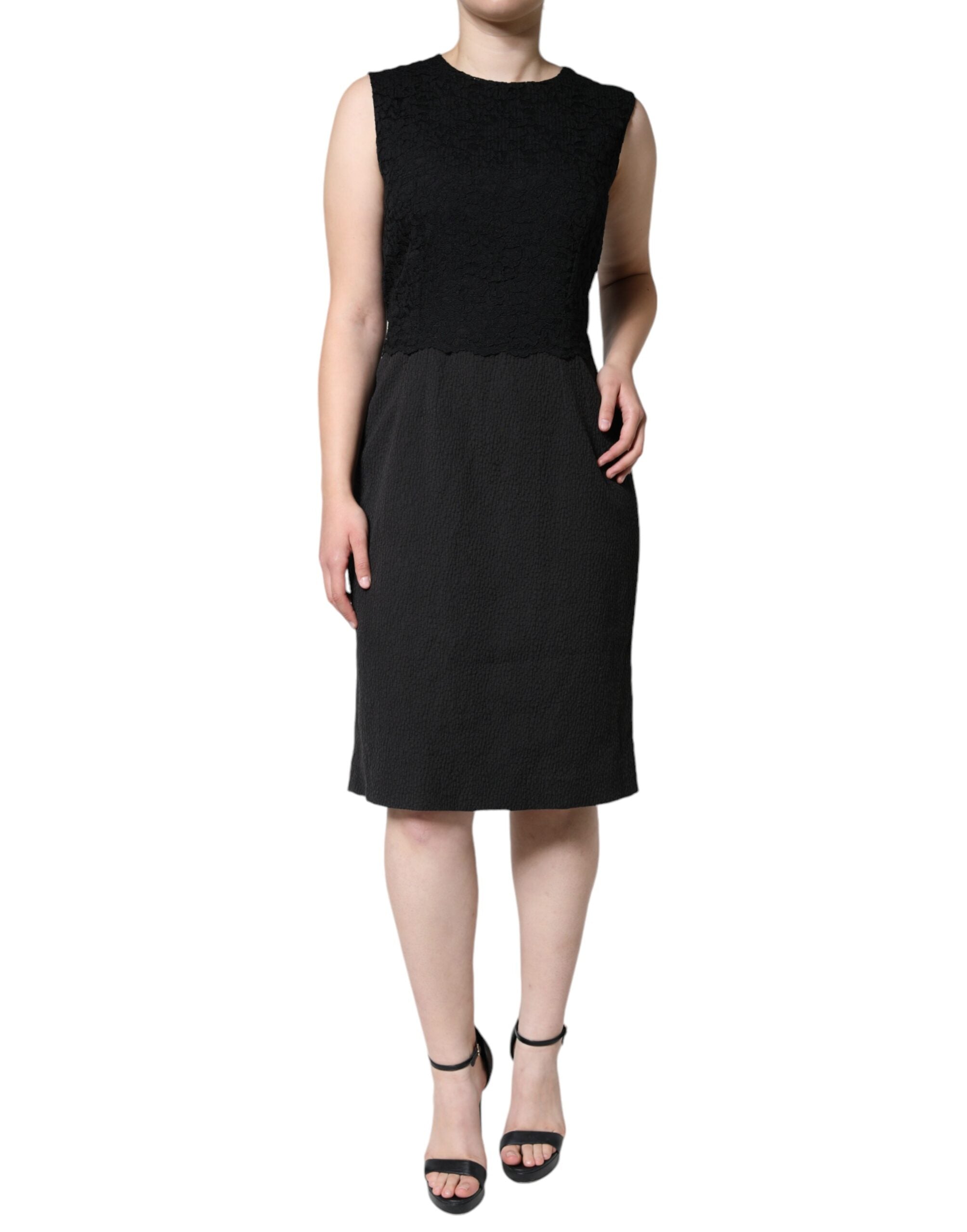 Robe Dolce & Gabbana Sheath noire
