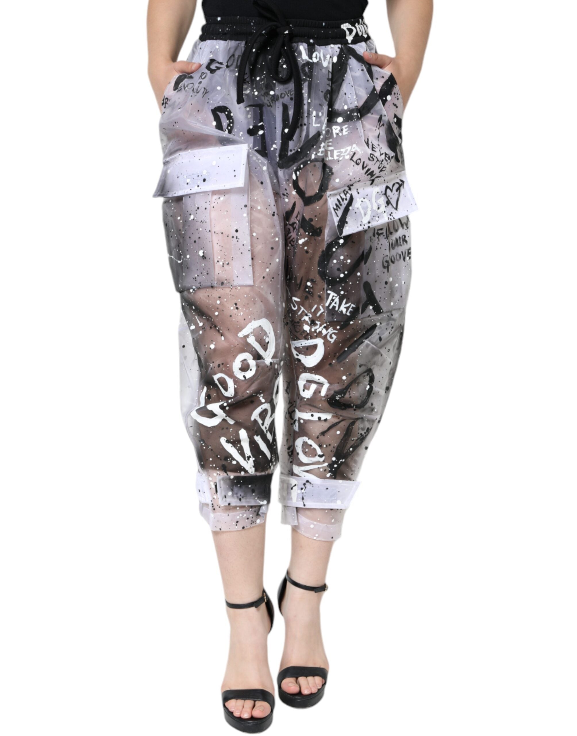 Pantalons cargo Dolce & Gabbana blancs
