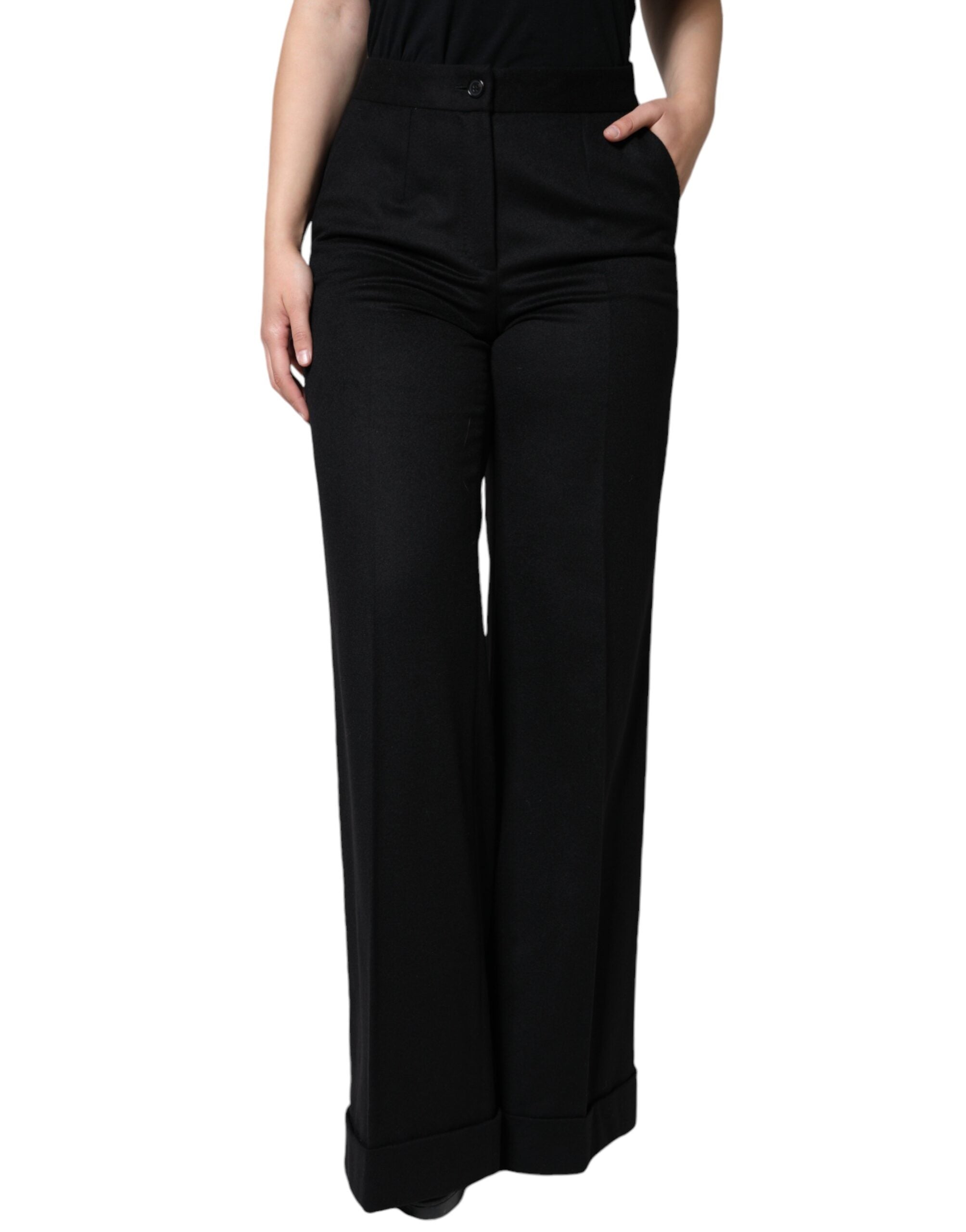 Pantalons Dolce & Gabbana boot cut noirs