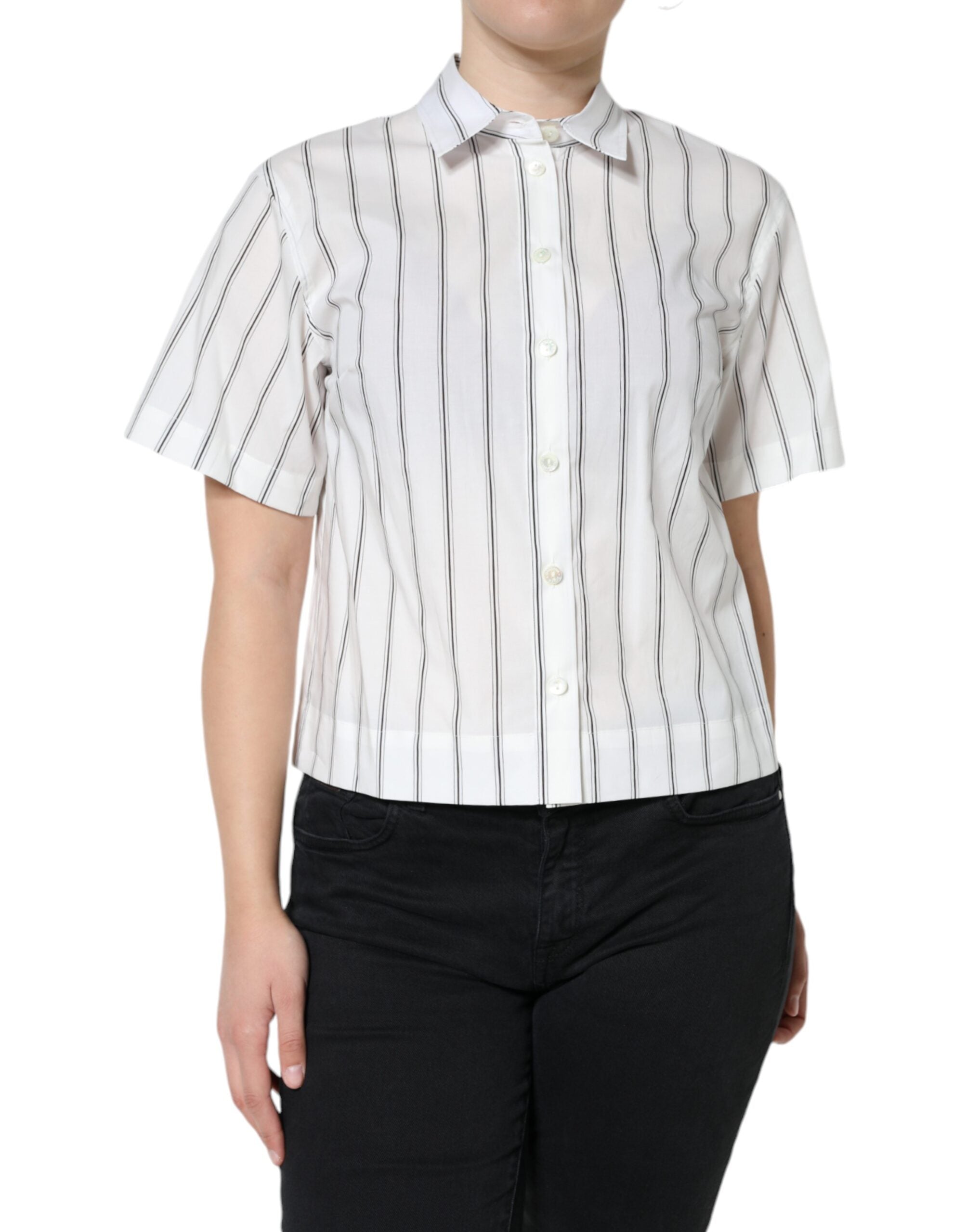 Polo Dolce & Gabbana collier blanc
