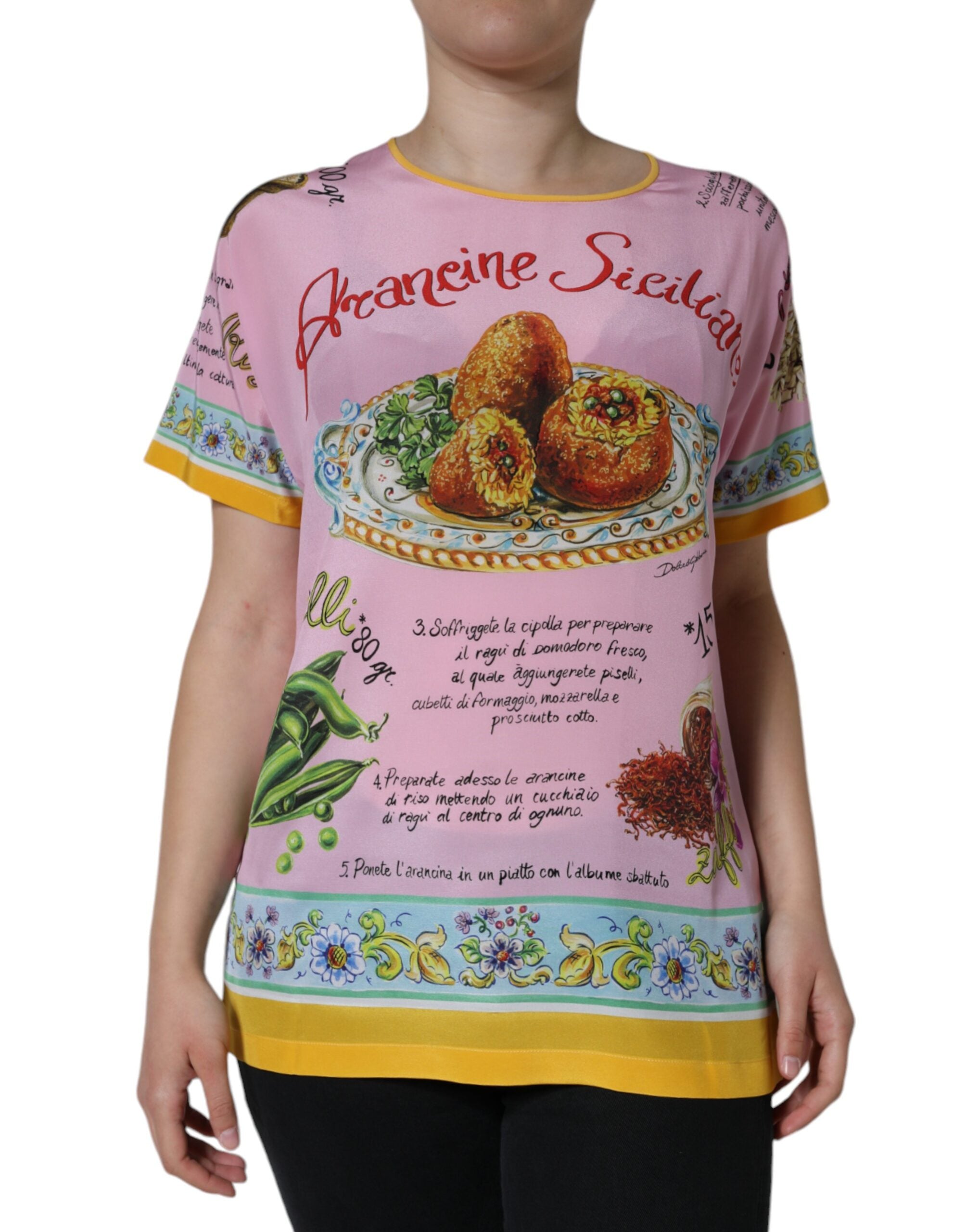 Blouse Dolce & Gabbana Araneine rose