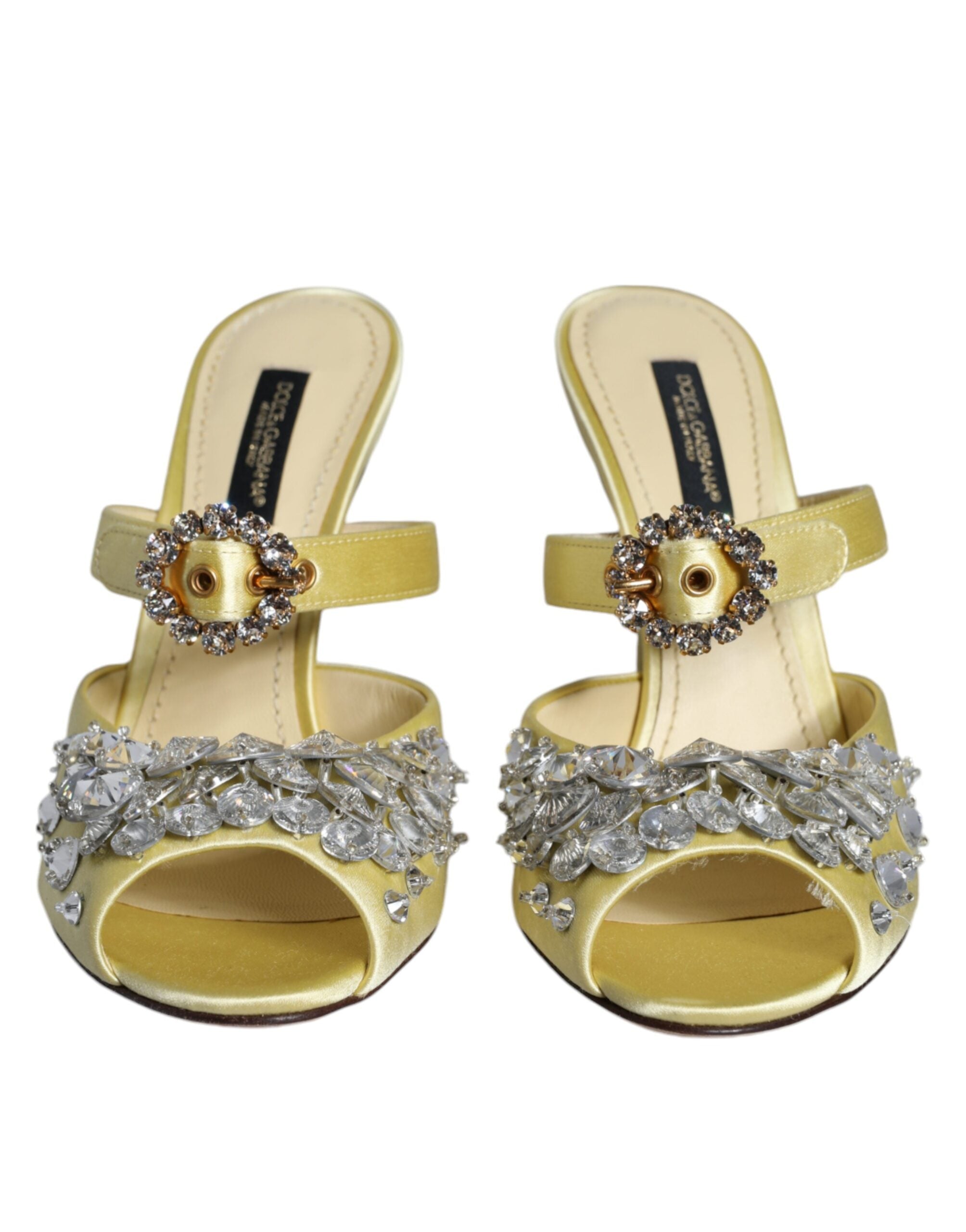 Sandales Dolce & Gabbana Mary Jane jaunes