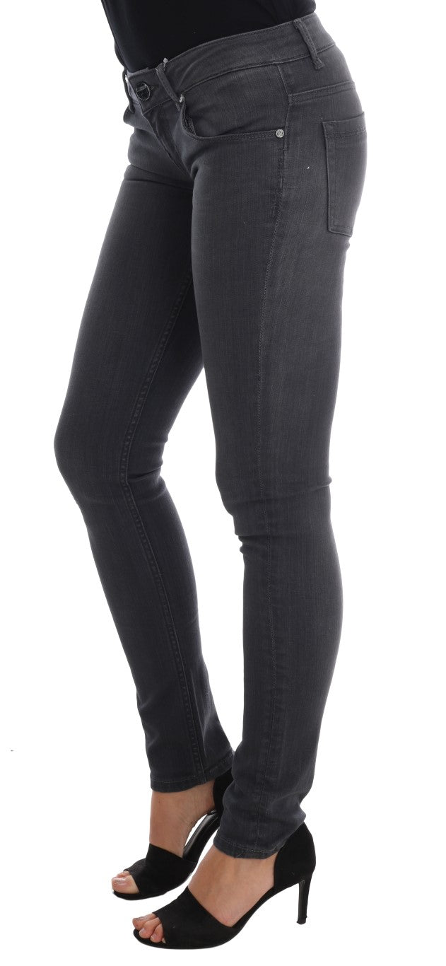Jean Acht slim fit gris