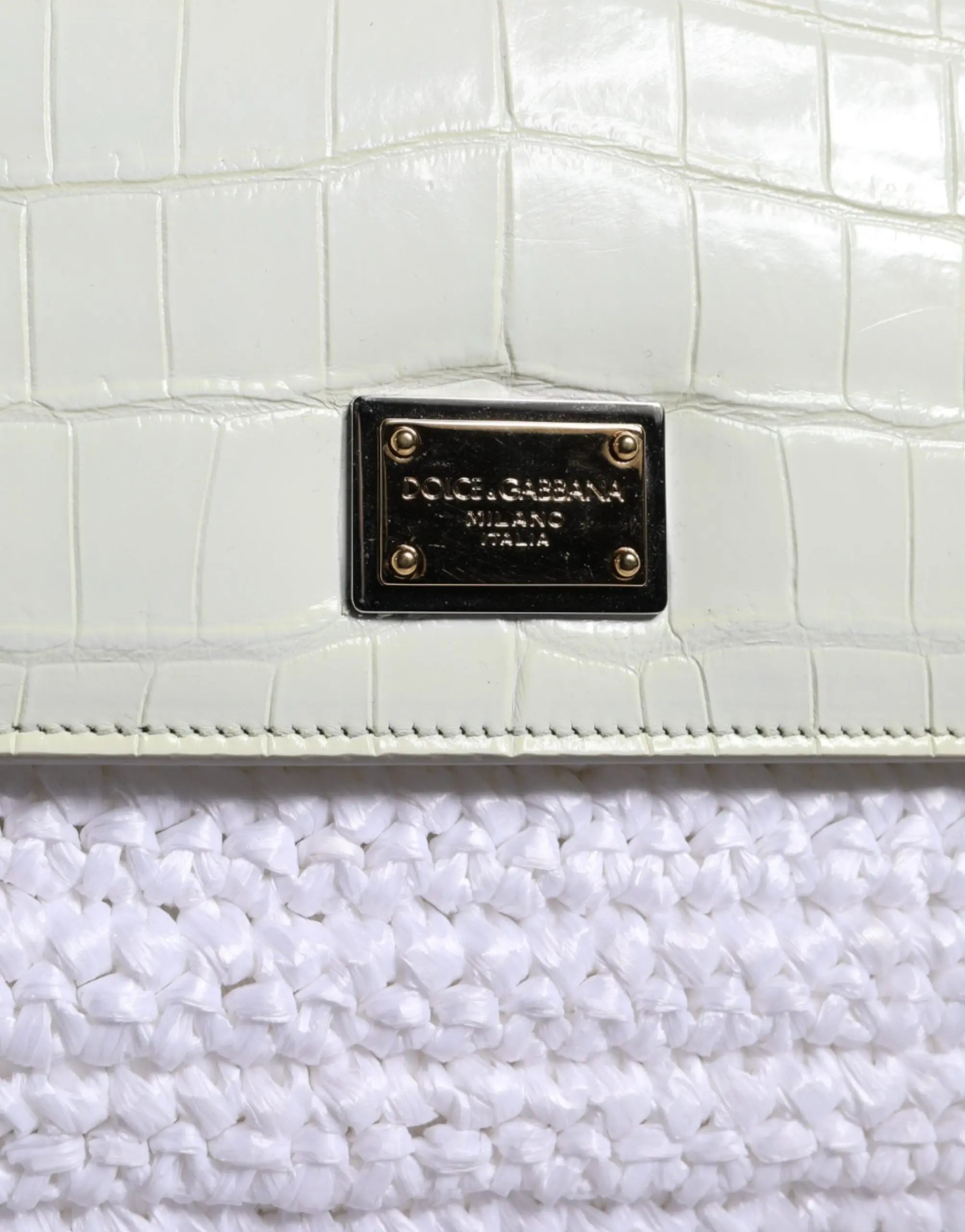 Sac à bandoulière Dolce & Gabbana SICILY blanc Dolce & Gabbana