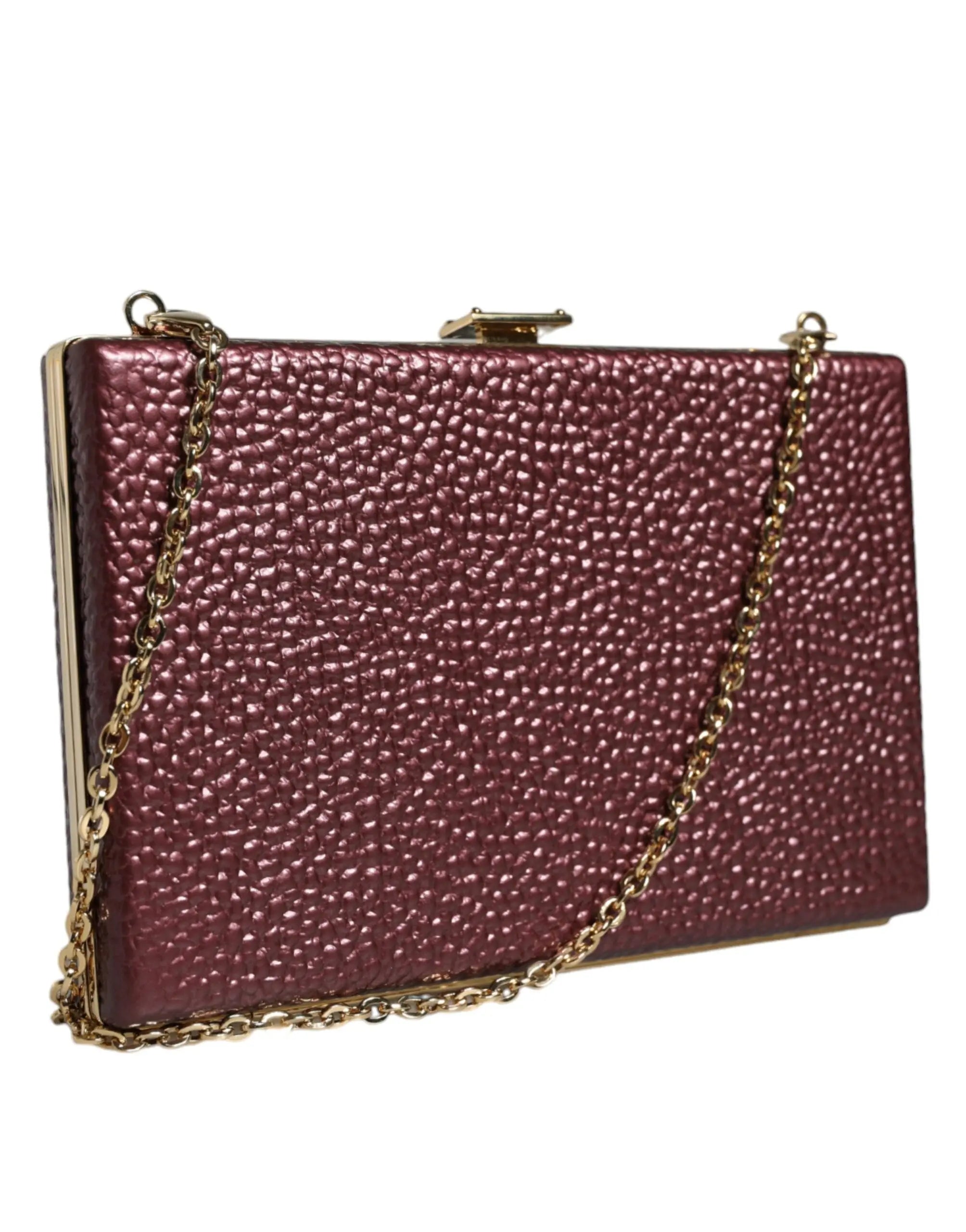 Clutch Dolce & Gabbana miniature maroon Dolce & Gabbana