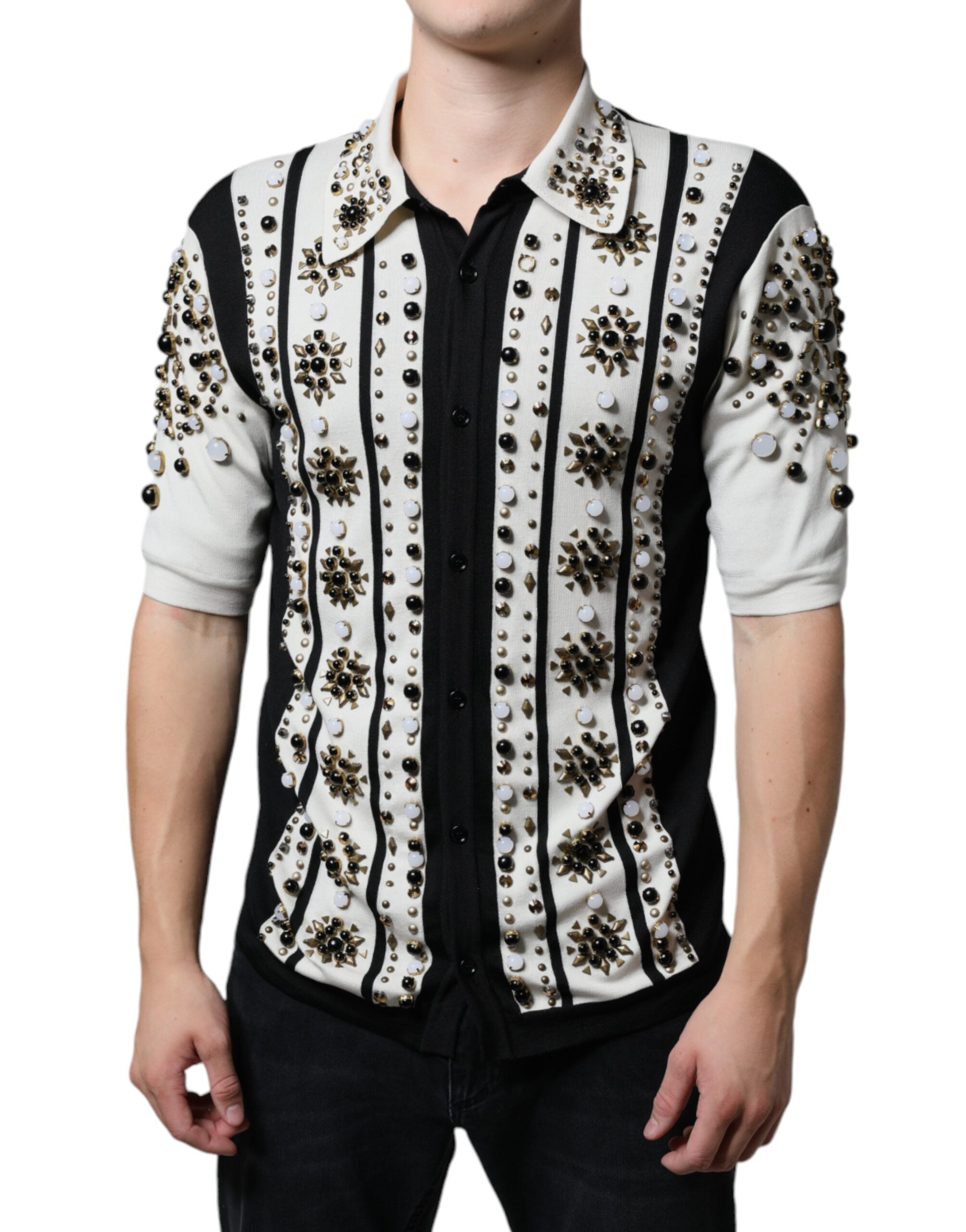 Chemise Dolce & Gabbana noire et blanche
