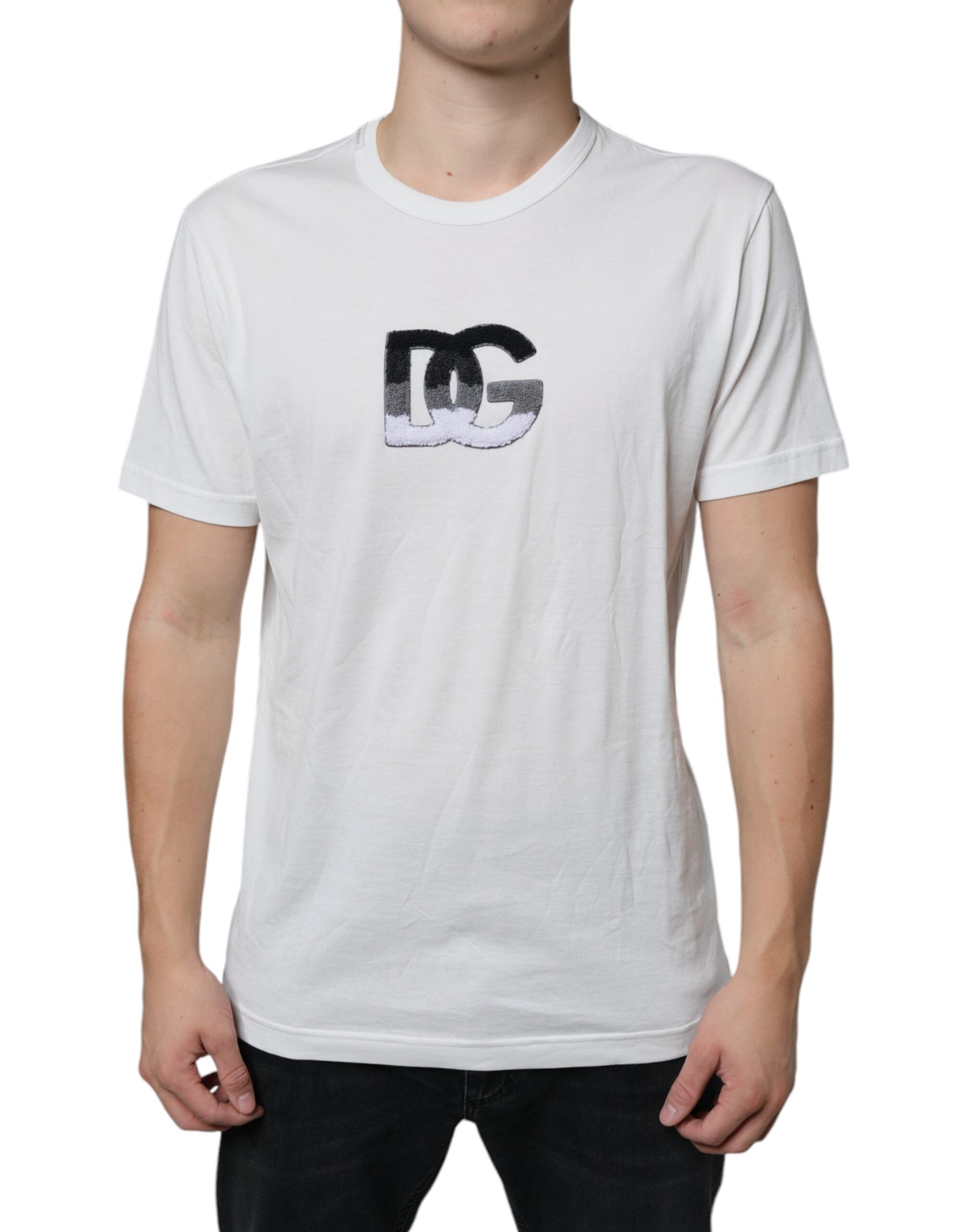 T-shirt Dolce & Gabbana DG blanc