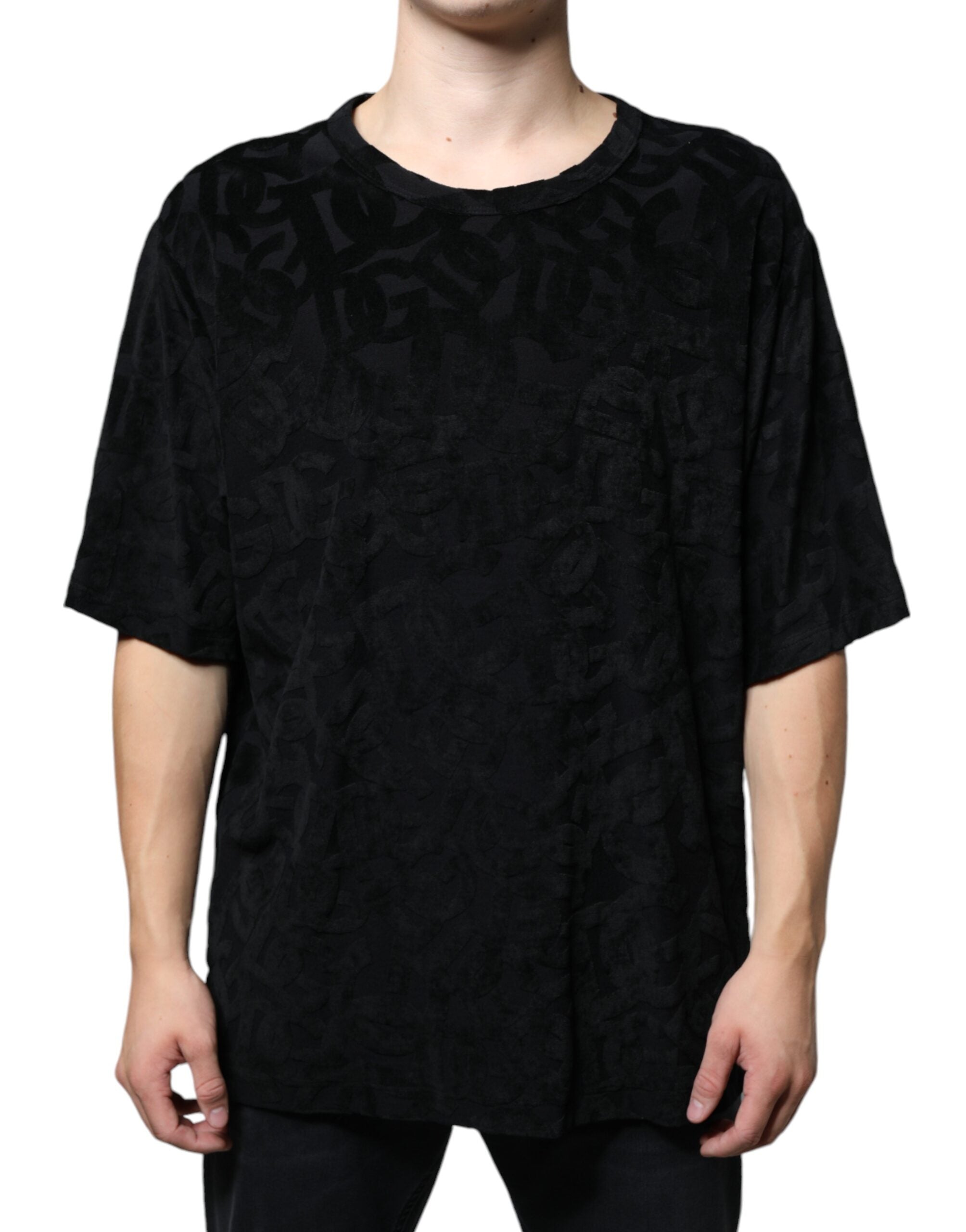 T-shirt Dolce & Gabbana DG noir