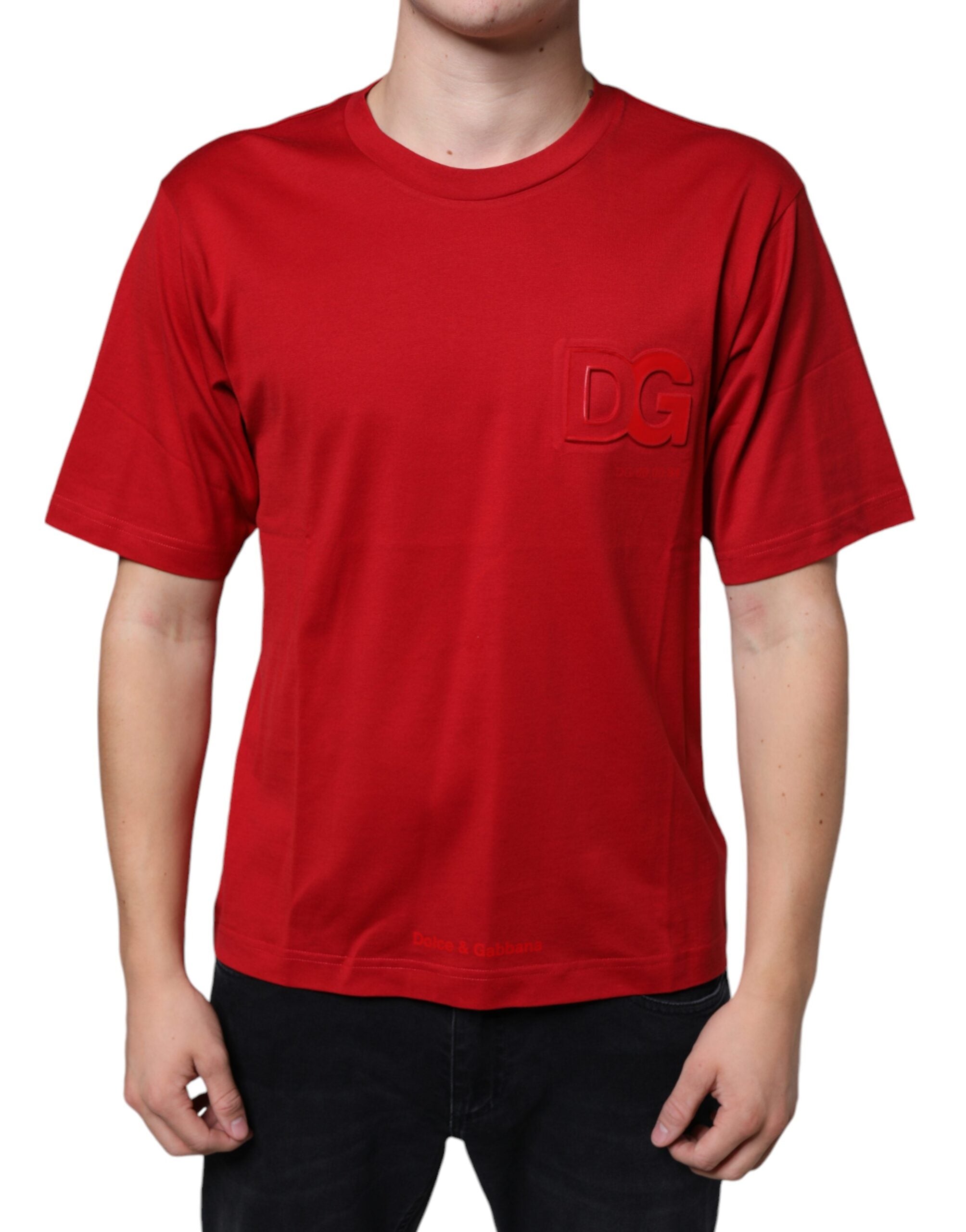 T-shirt Dolce & Gabbana DG rouge