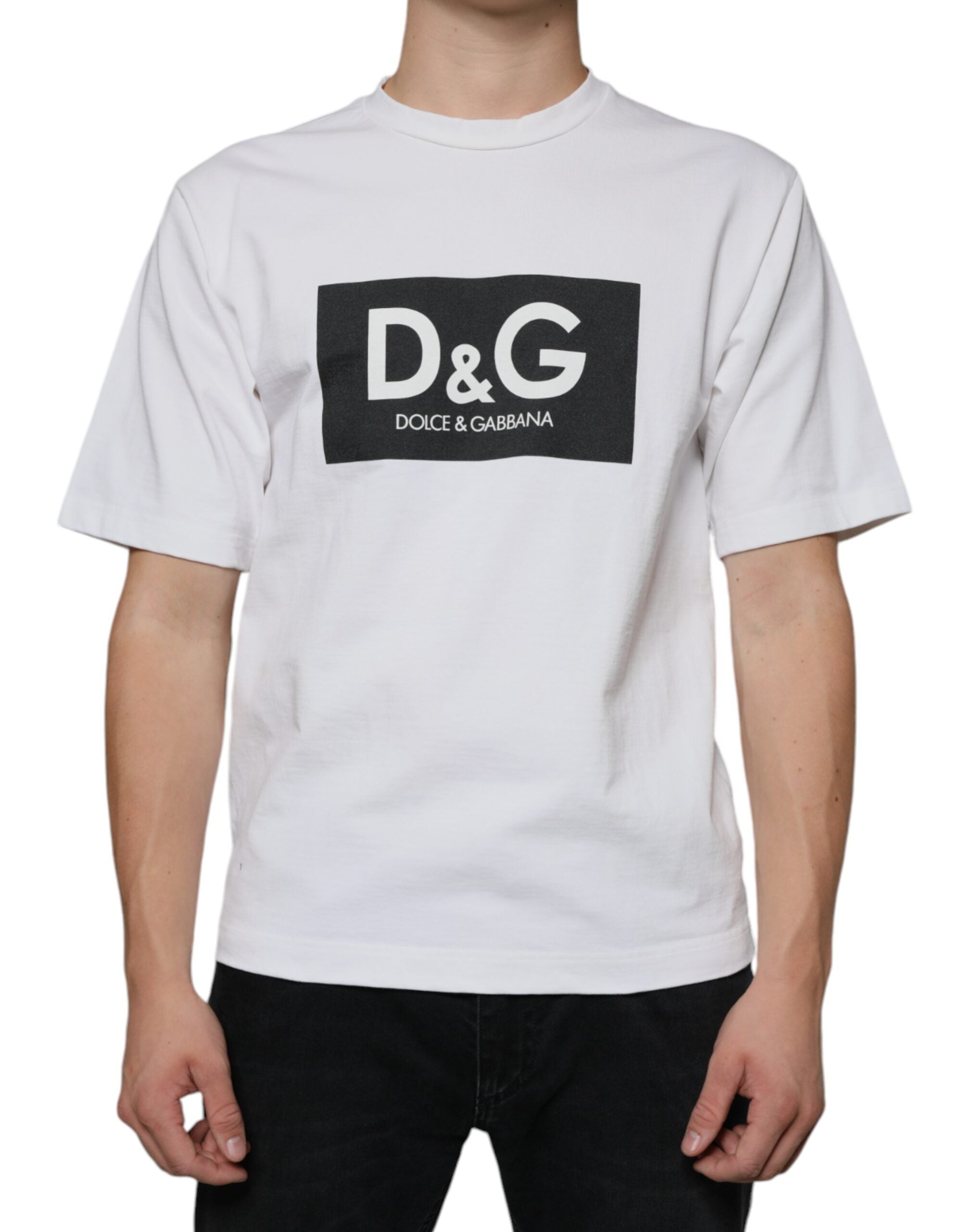 T-shirt Dolce & Gabbana DG blanc